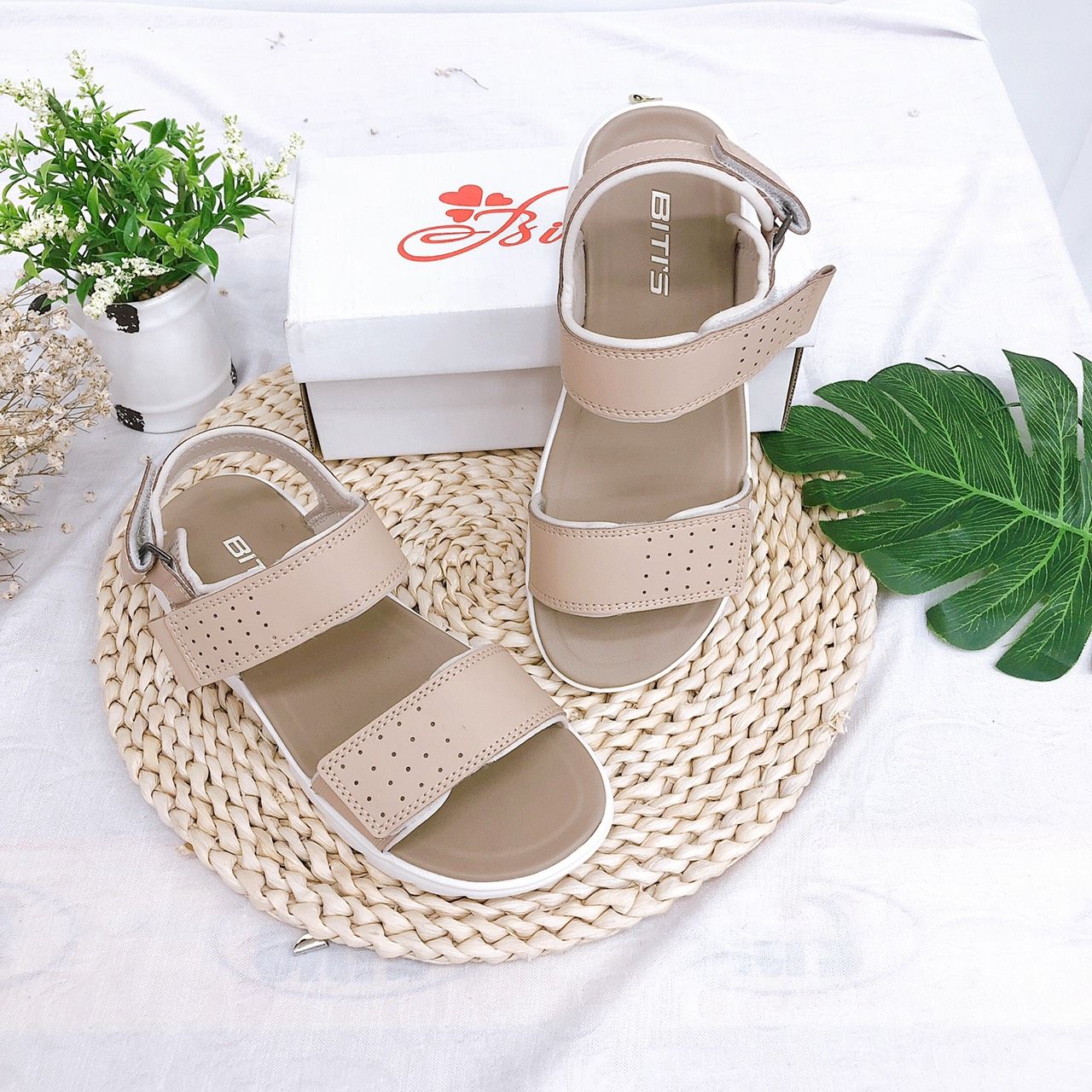 Sandals bé gái quai dán ( size 34 - 39 )-DEG000200