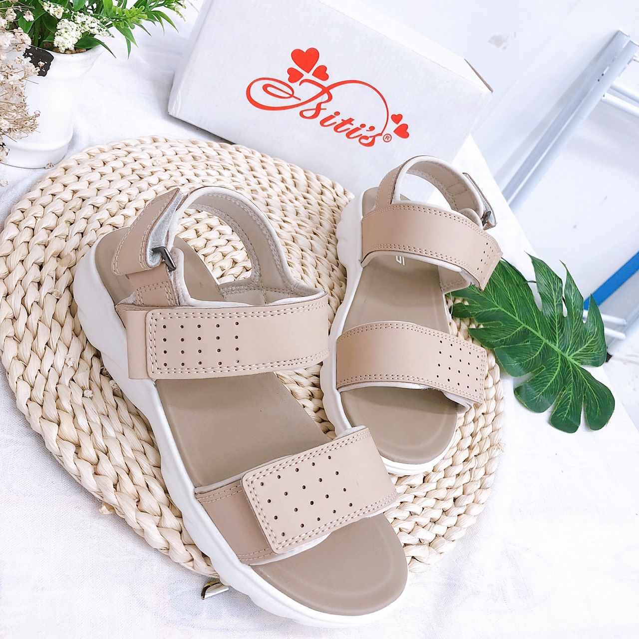 Sandals bé gái quai dán ( size 34 - 39 )-DEG000200