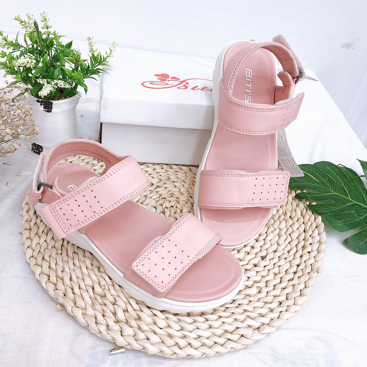 Sandals bé gái quai dán ( size 34 - 39 )-DEG000200