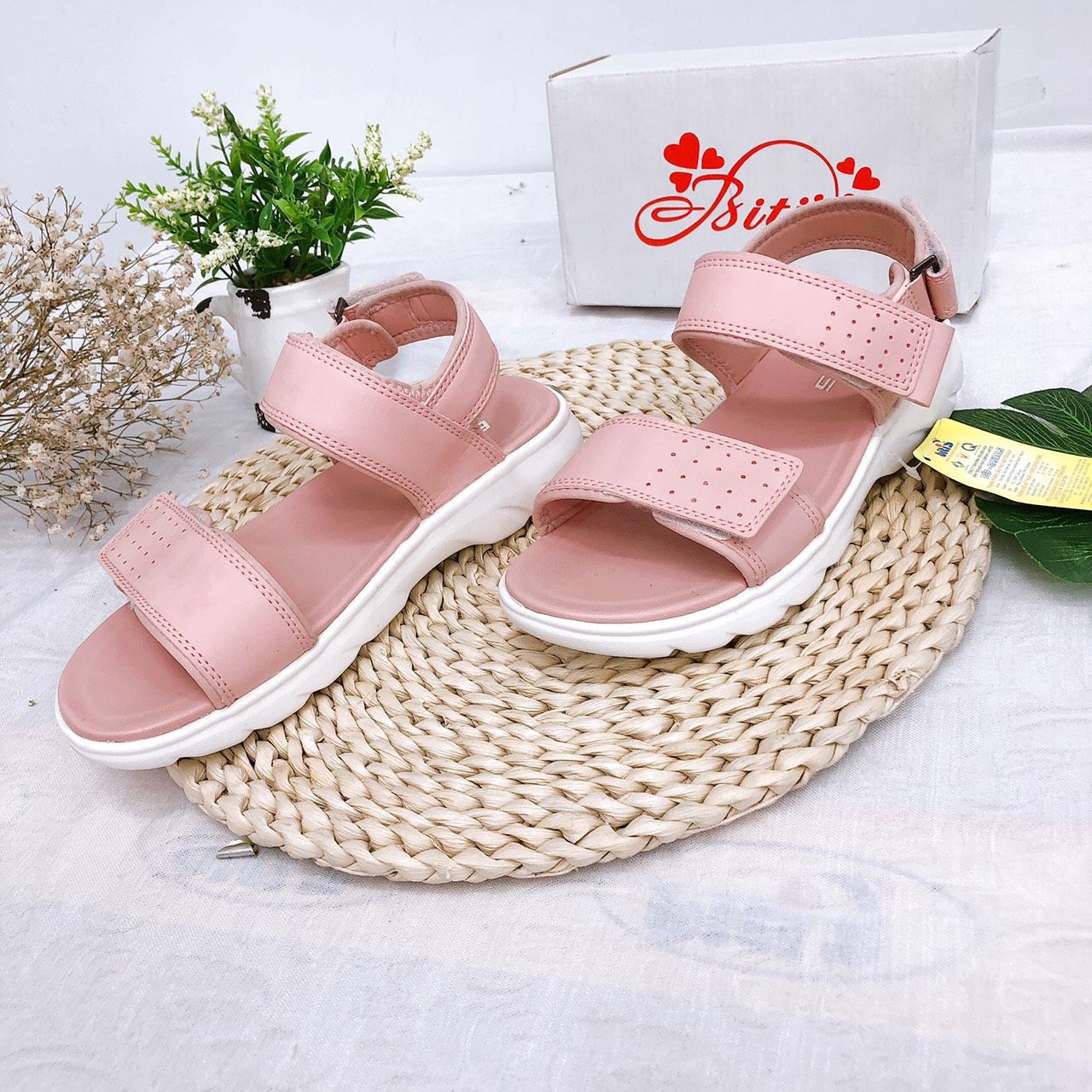 Sandals bé gái quai dán ( size 34 - 39 )-DEG000200
