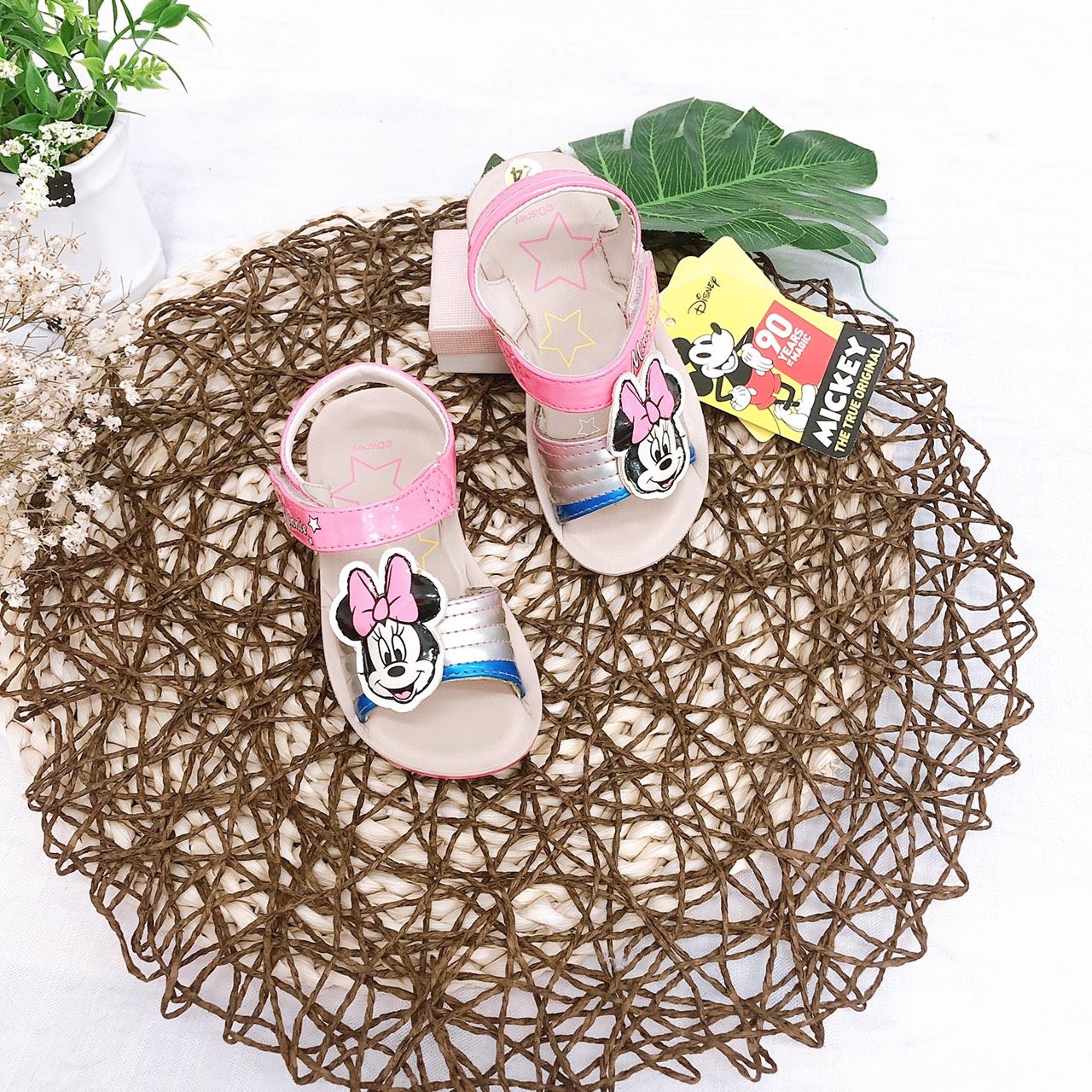 Sandals bé gái quai dán ( size 24 - 30 )-DPG000811