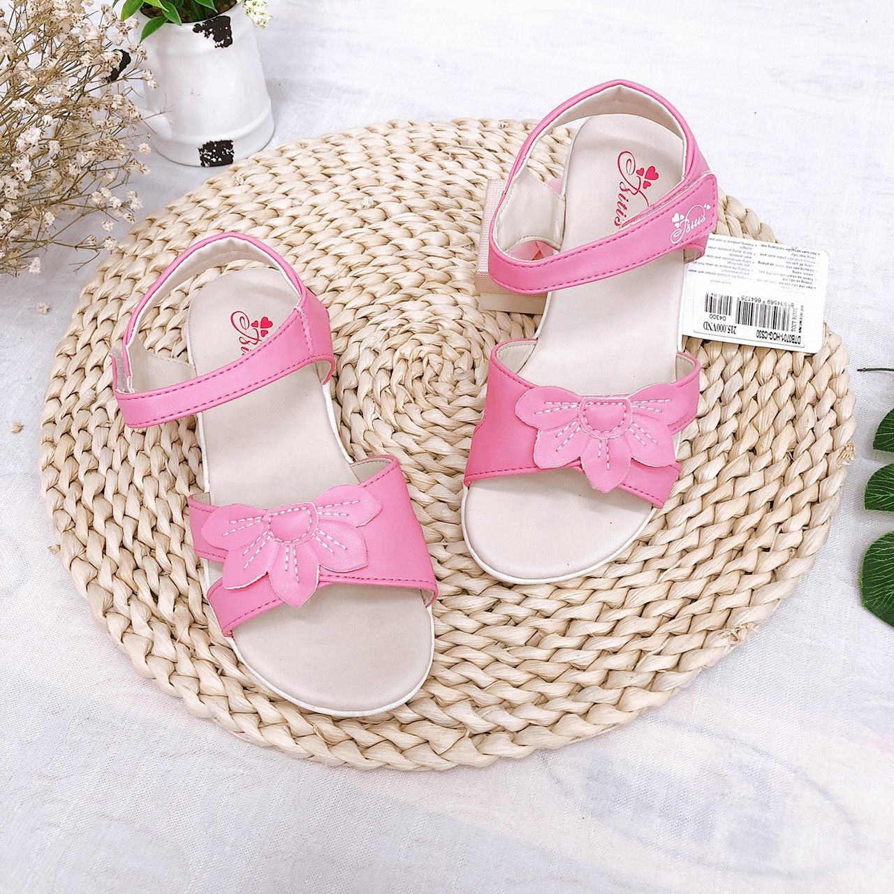 Sandals bé gái quai dán ( size 28 - 33 )-DTB070100