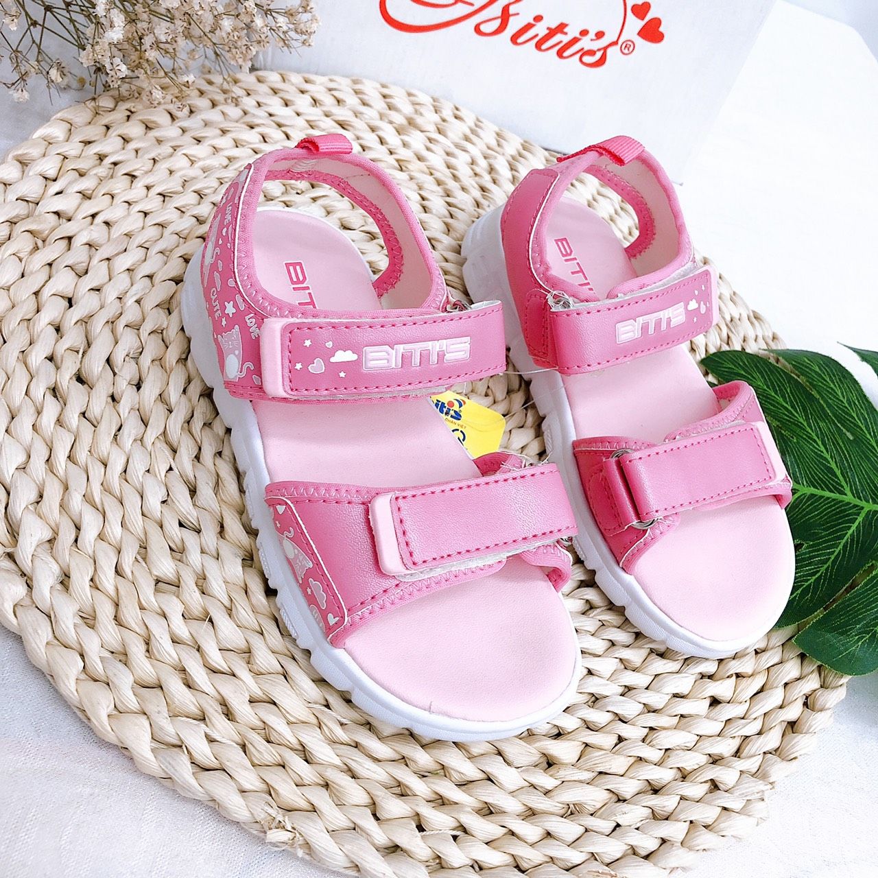 Sandals bé gái quai dán ( size 23 - 29 )-DEG000300