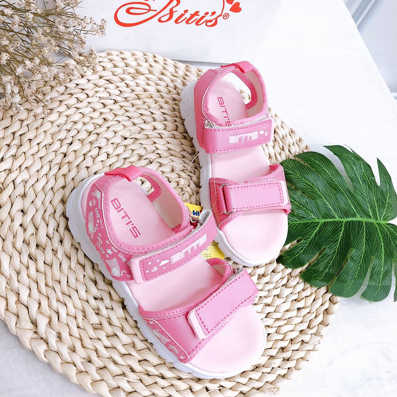 Sandals bé gái quai dán ( size 23 - 29 )-DEG000300