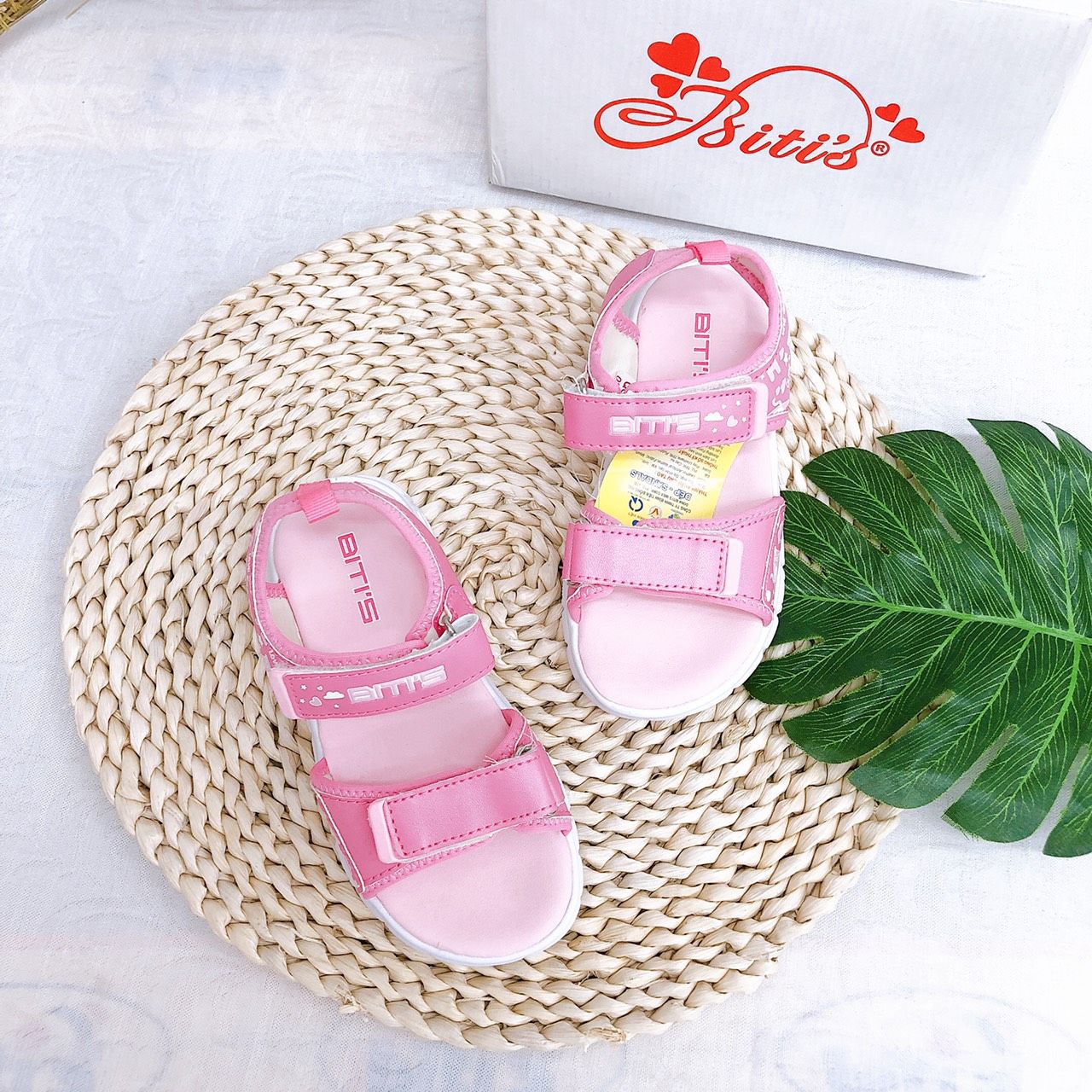 Sandals bé gái quai dán ( size 23 - 29 )-DEG000300