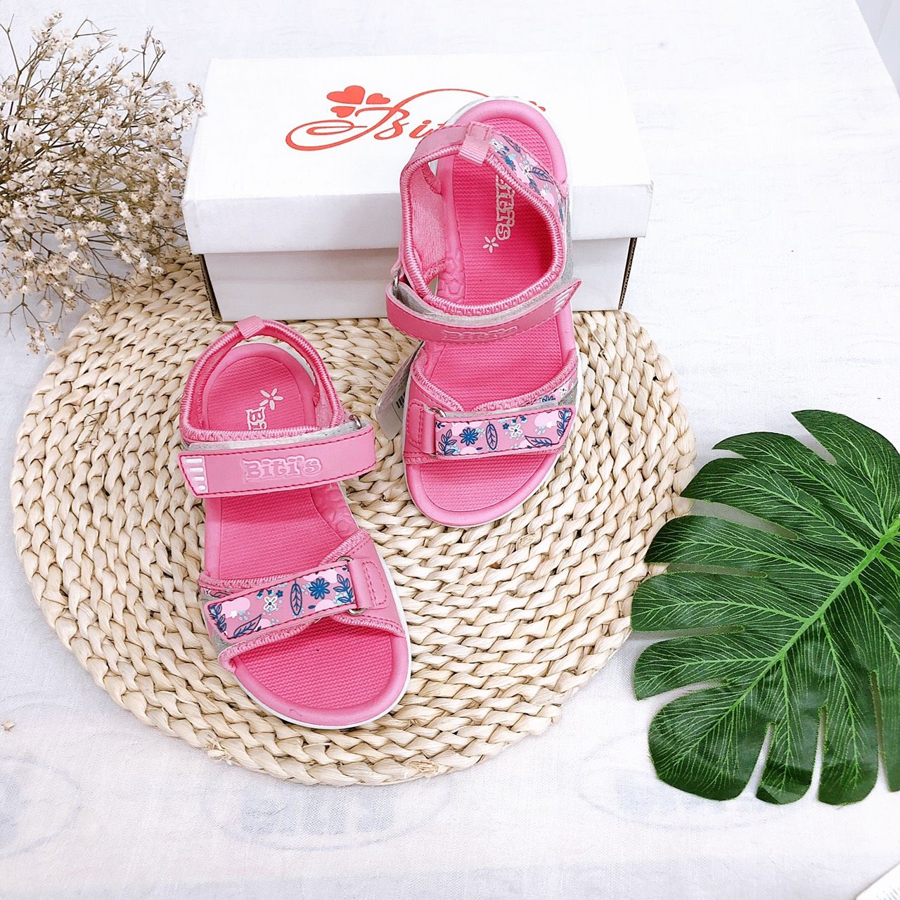Sandals bé gái quai dán ( size 28 - 37 )-DRG001000