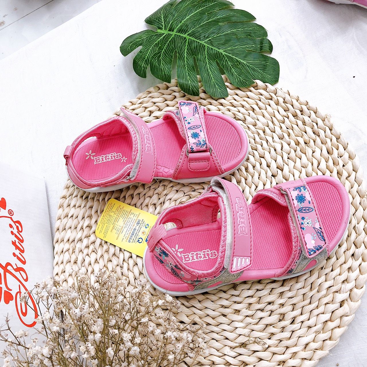 Sandals bé gái quai dán ( size 28 - 37 )-DRG001000
