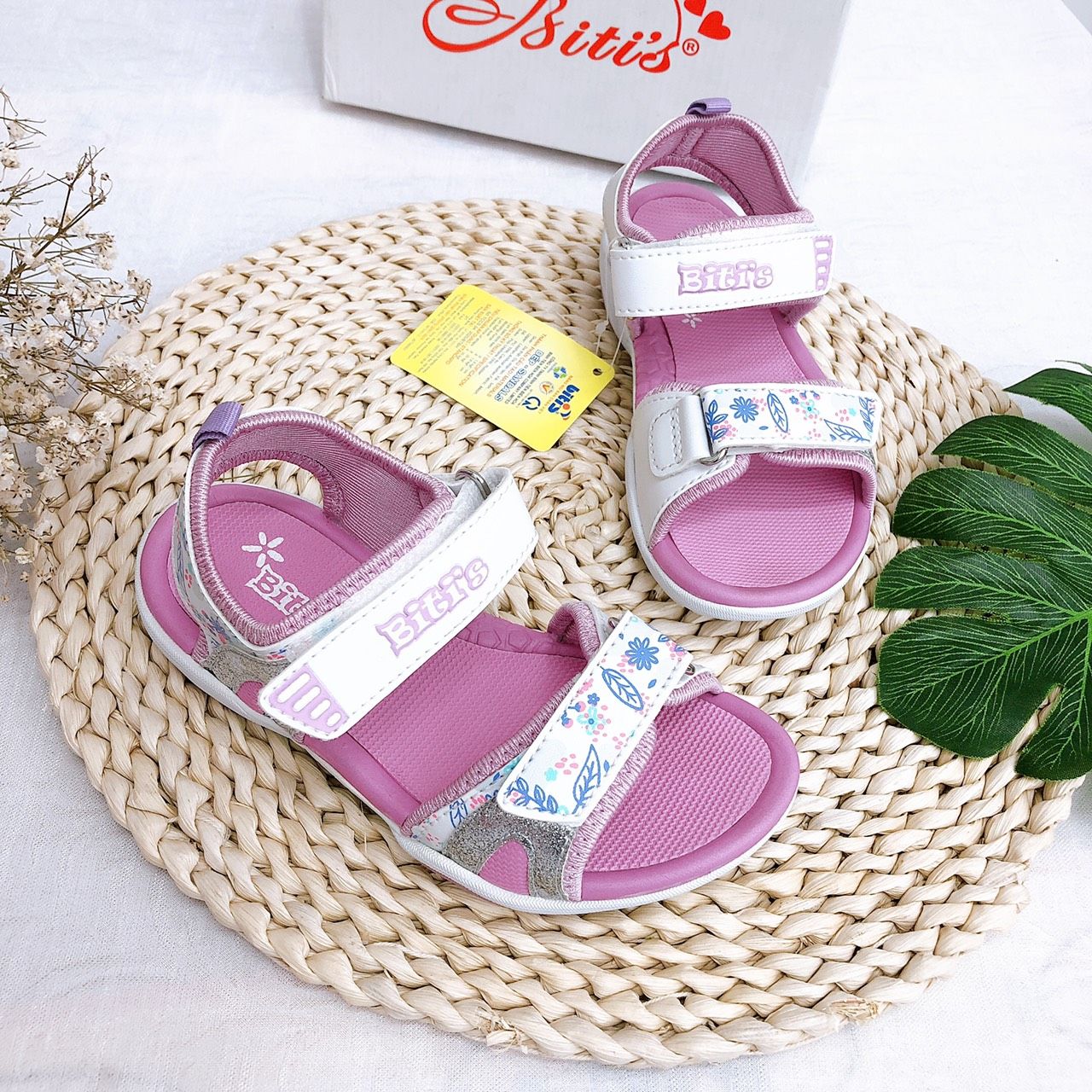 Sandals bé gái quai dán ( size 28 - 37 )-DRG001000