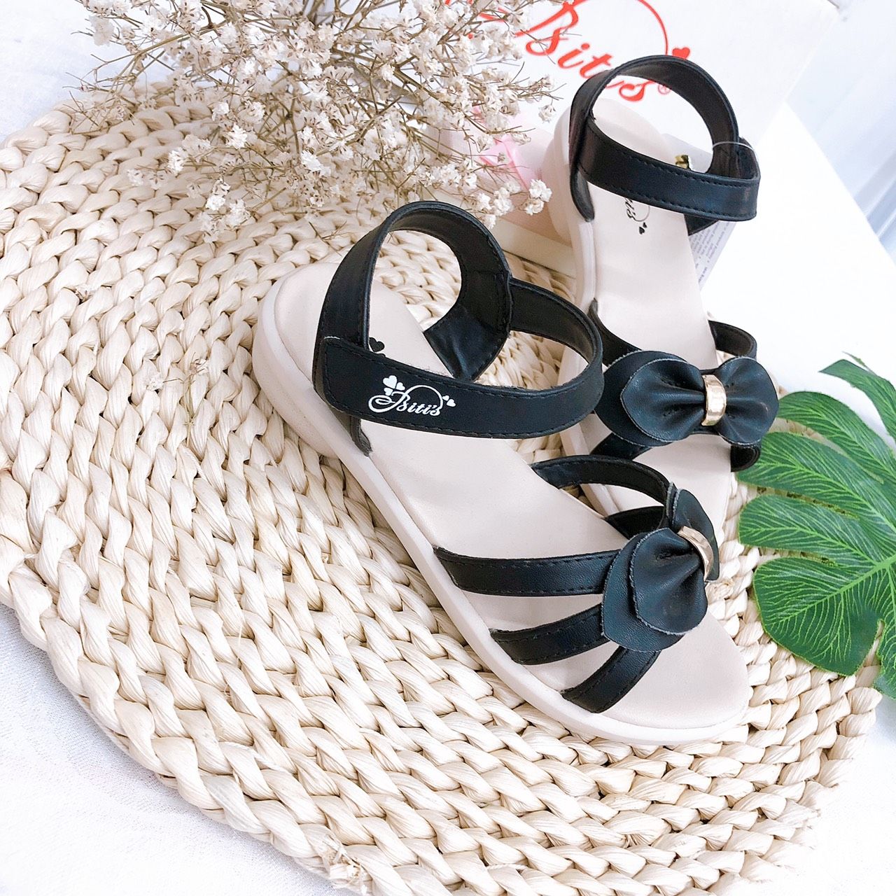 Sandals bé gái quai dán ( size 28 - 37 )-DPG000300