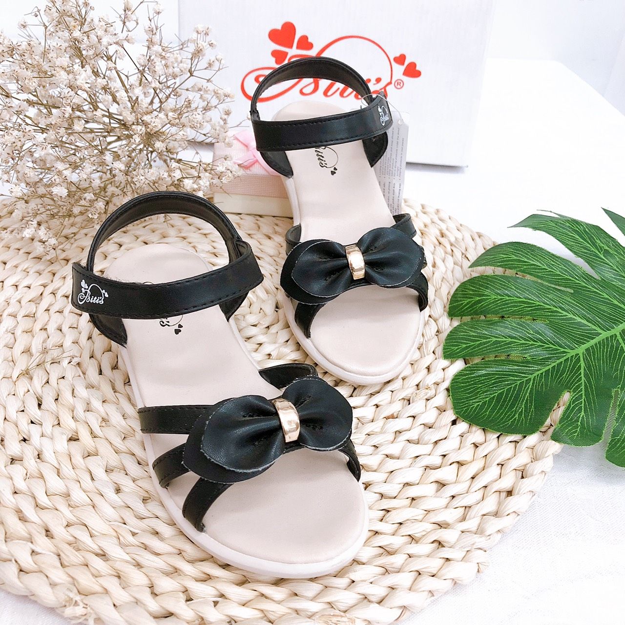 Sandals bé gái quai dán ( size 28 - 37 )-DPG000300