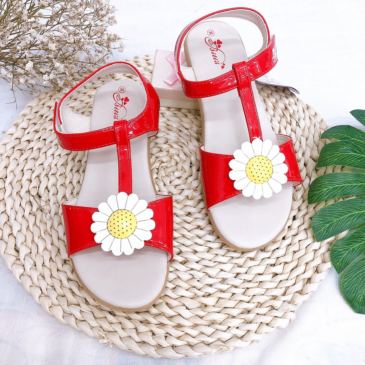 Sandals bé gái quai dán ( size 30 - 37 )-DTG002788