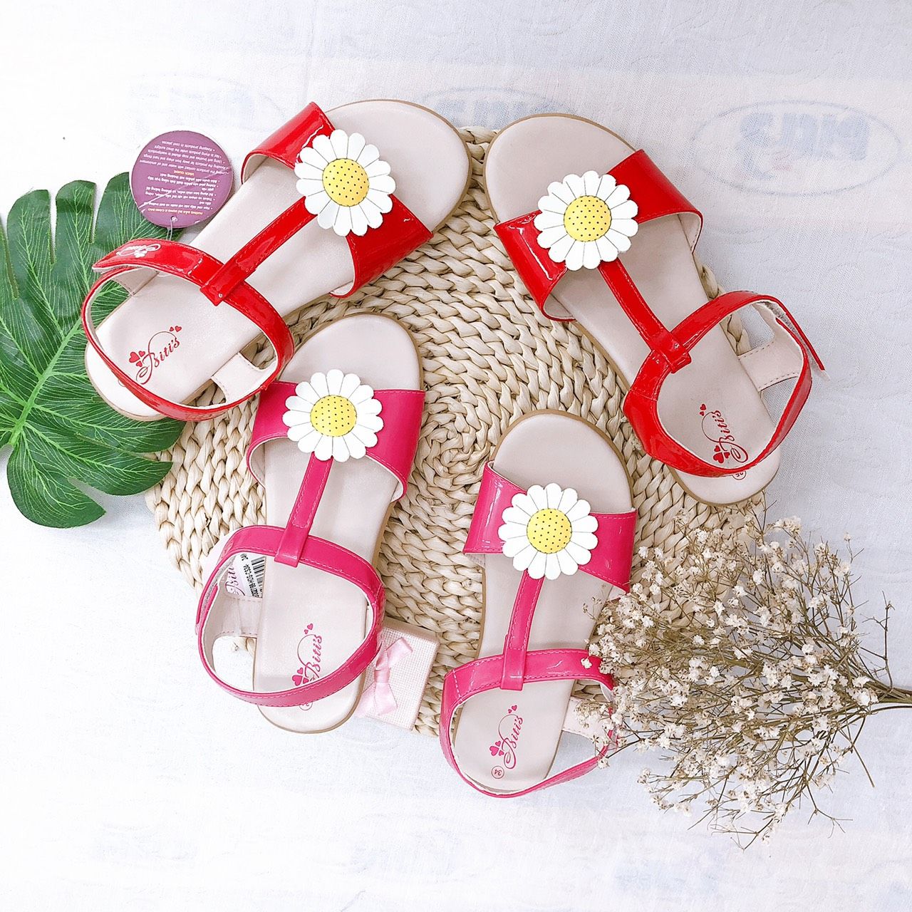 Sandals bé gái quai dán ( size 30 - 37 )-DTG002788
