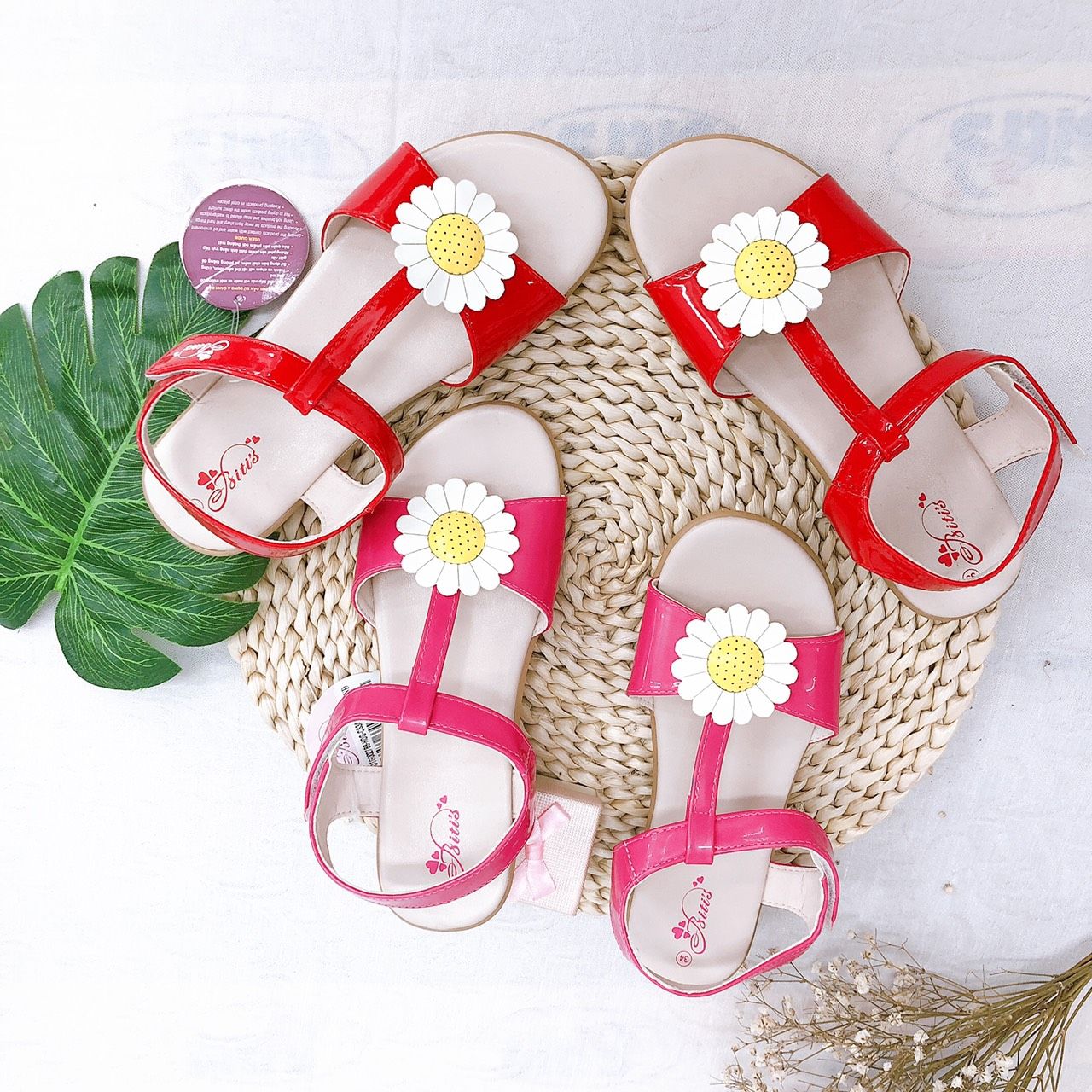 Sandals bé gái quai dán ( size 30 - 37 )-DTG002788