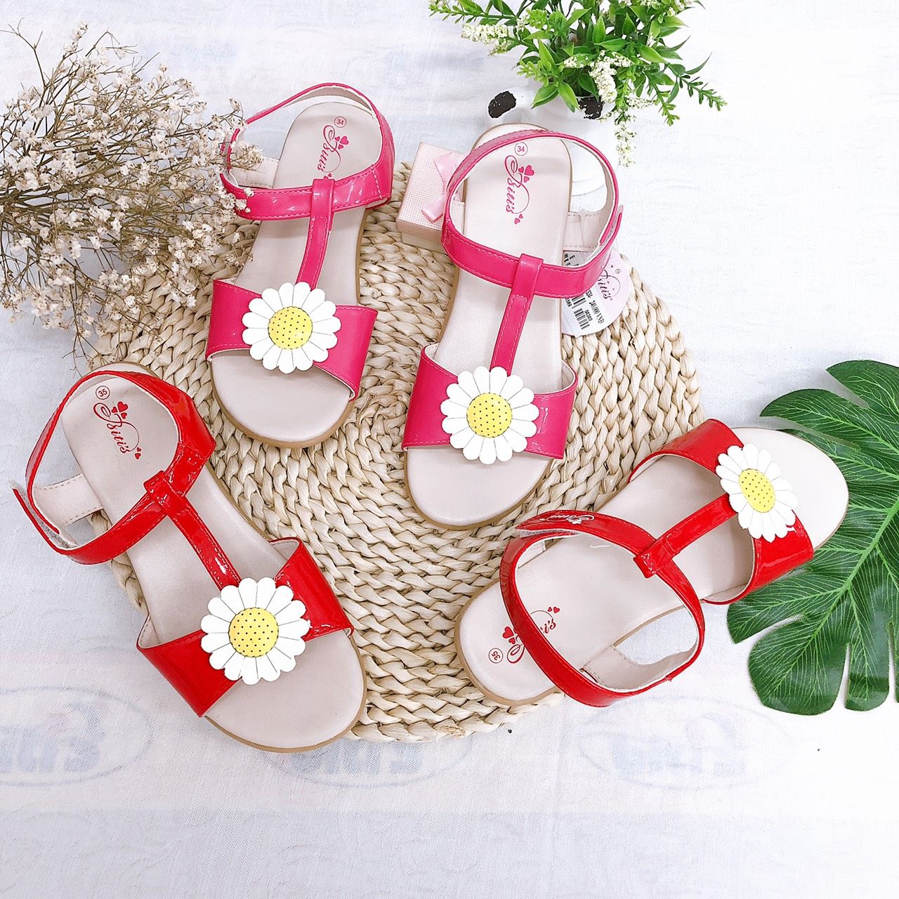 Sandals bé gái quai dán ( size 30 - 37 )-DTG002788
