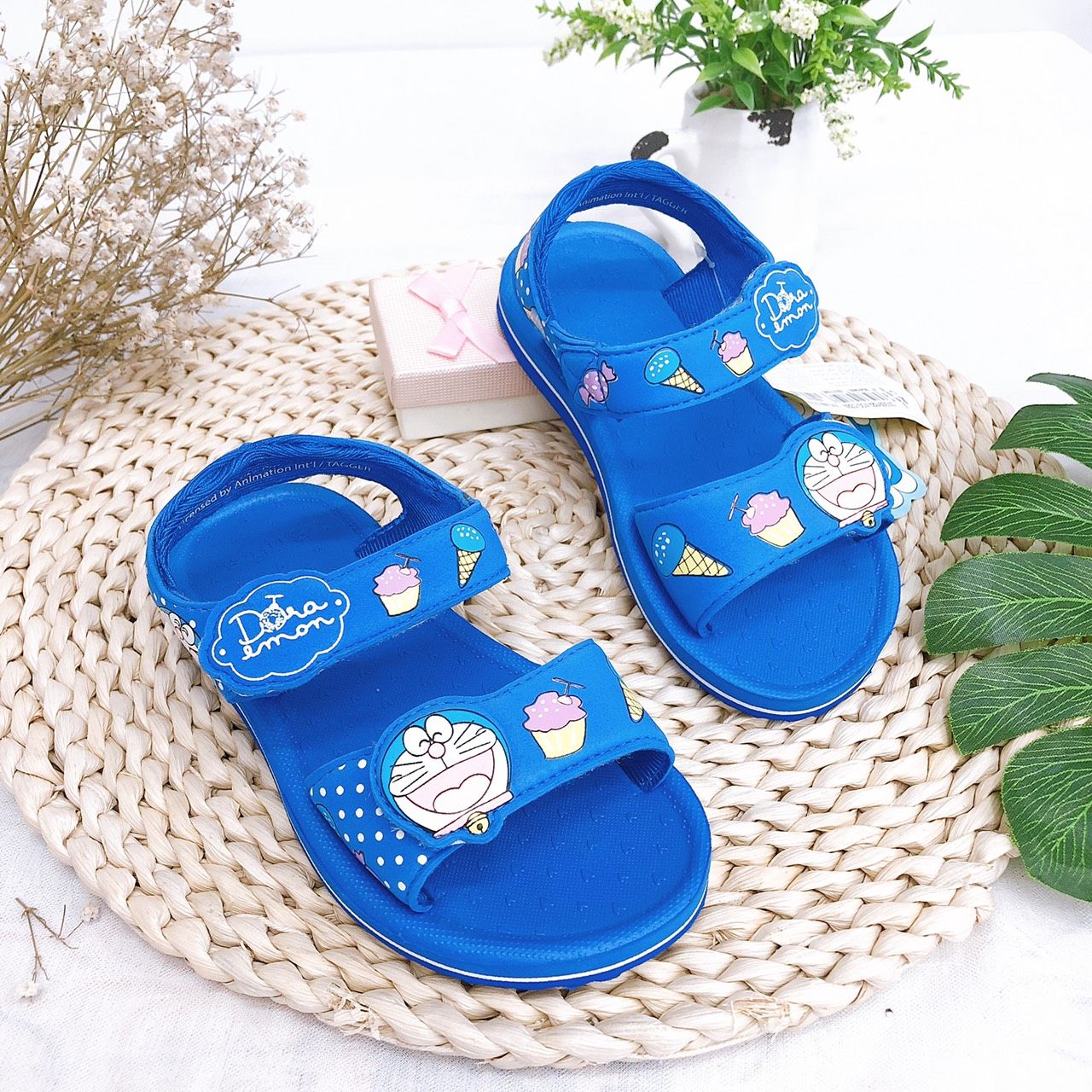 Sandals bé gái quai dán ( size 24 - 33 )-DXG001022