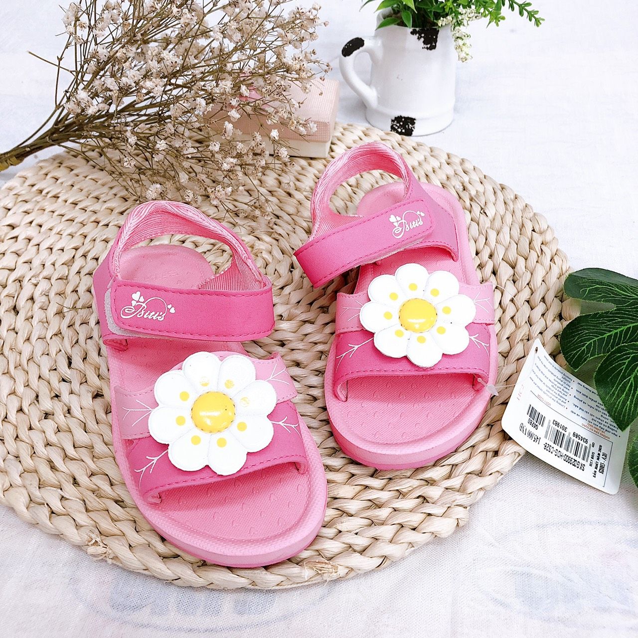 Sandals bé gái quai dán ( size 24 - 33 )-SXG029900