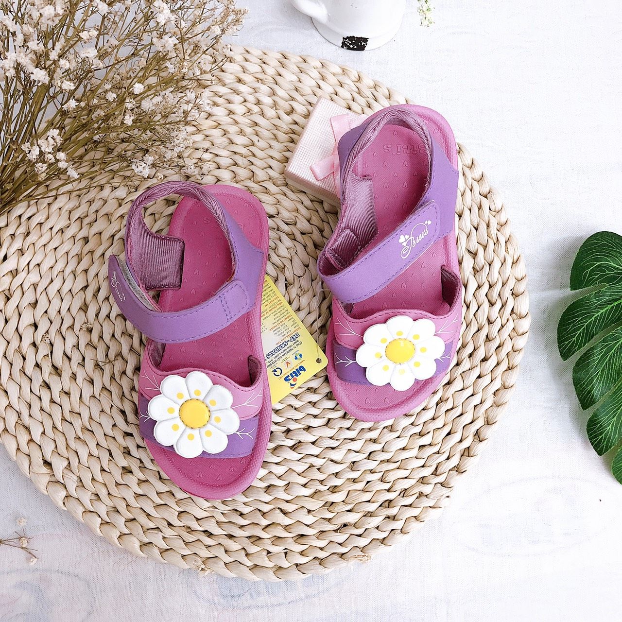 Sandals bé gái quai dán ( size 24 - 33 )-SXG029900