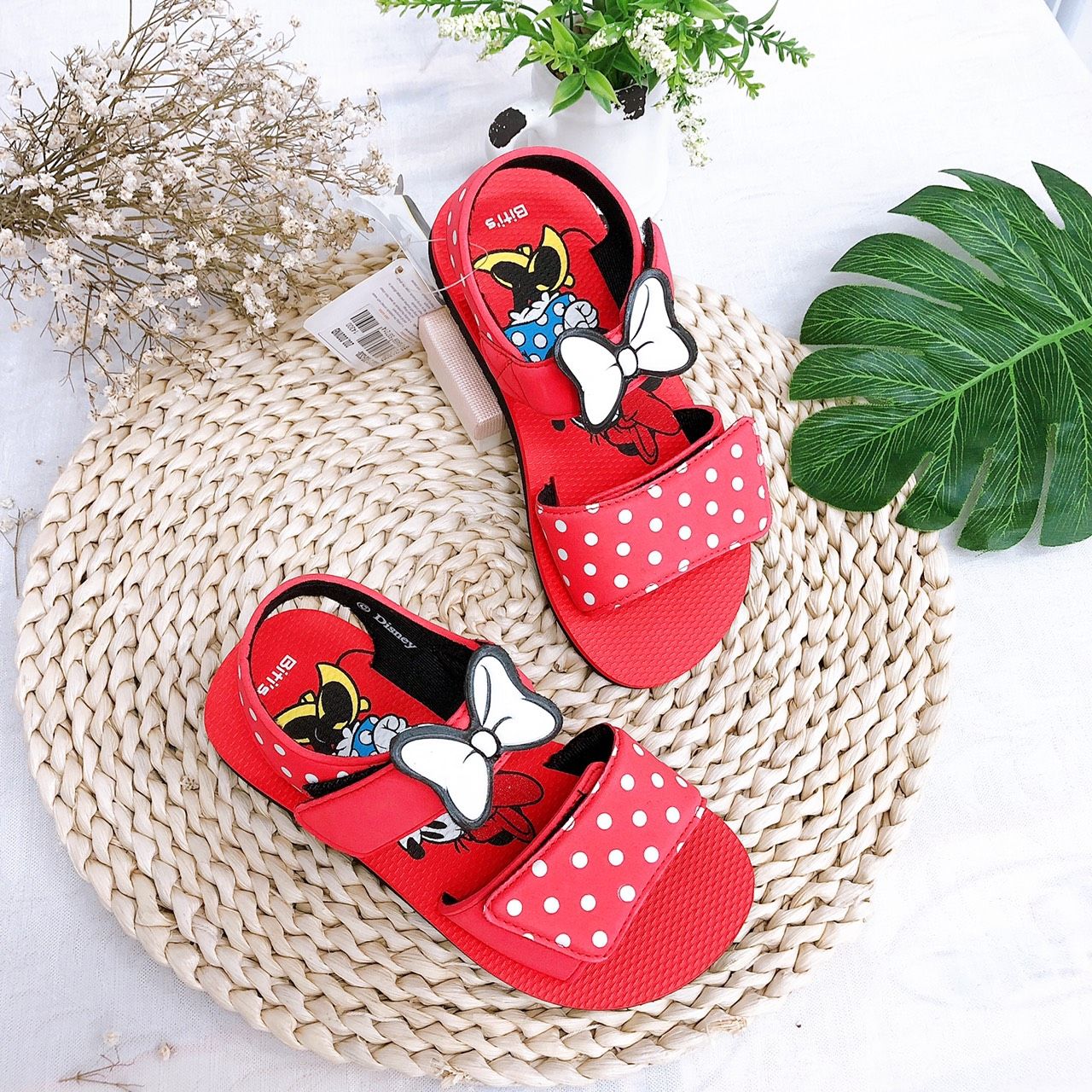 Sandals bé gái quai dán ( size 24 - 30 )-DXG001511