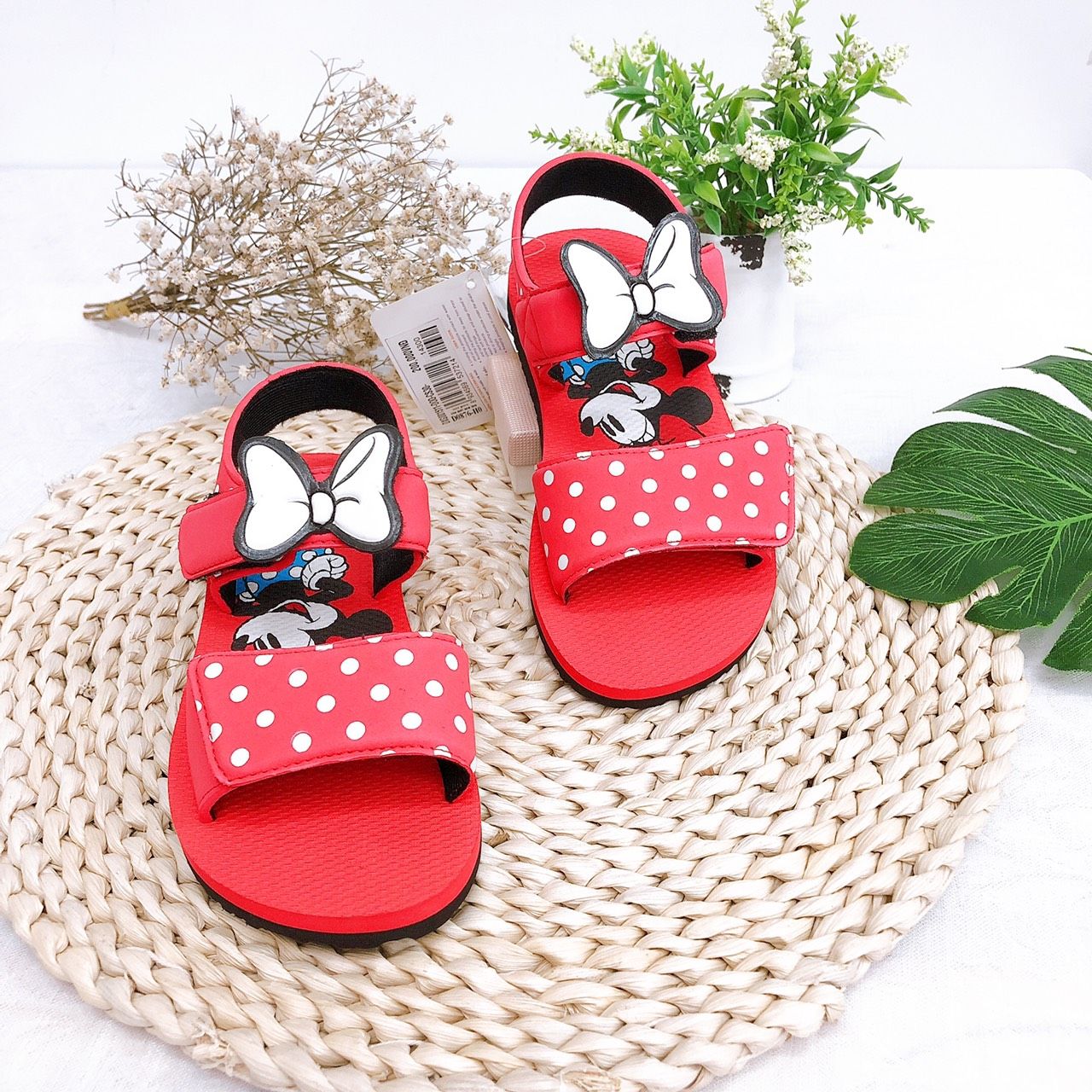 Sandals bé gái quai dán ( size 24 - 30 )-DXG001511