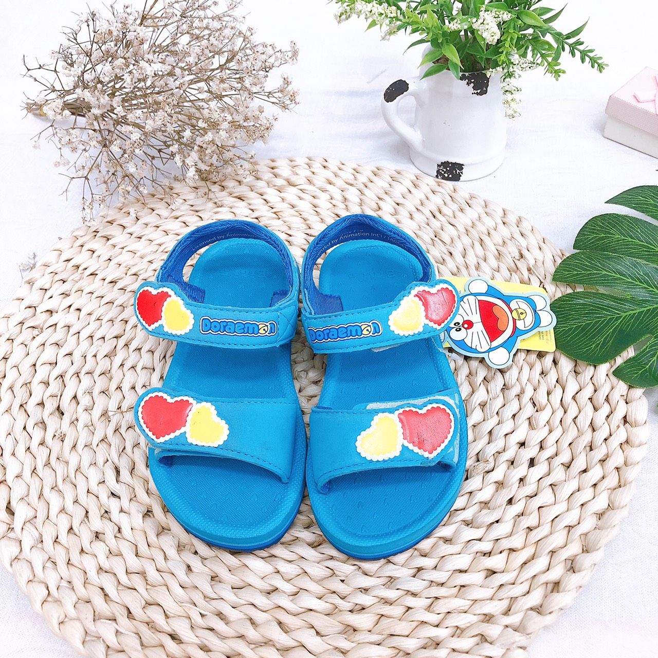 Sandals bé gái quai dán ( size 24 - 33 )-DXG000622