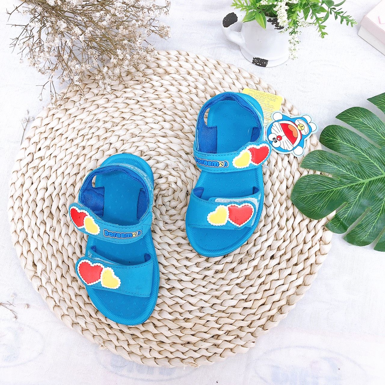Sandals bé gái quai dán ( size 24 - 33 )-DXG000622