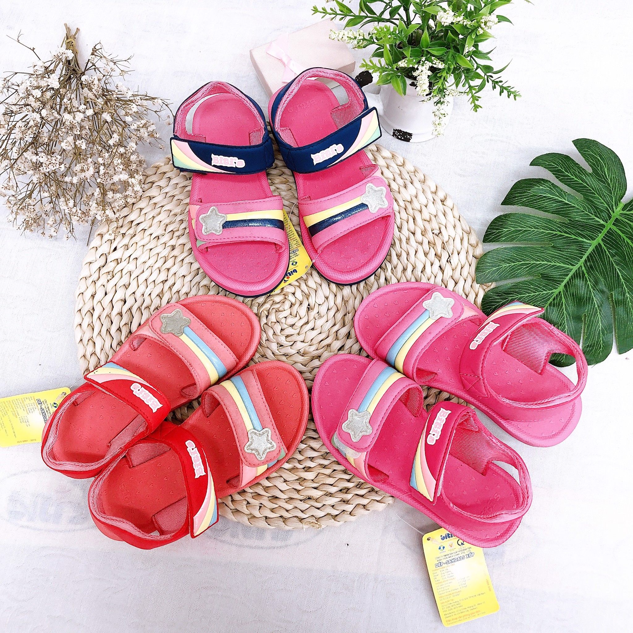 Sandals bé gái quai dán ( size 28 - 37 )-SXG030800