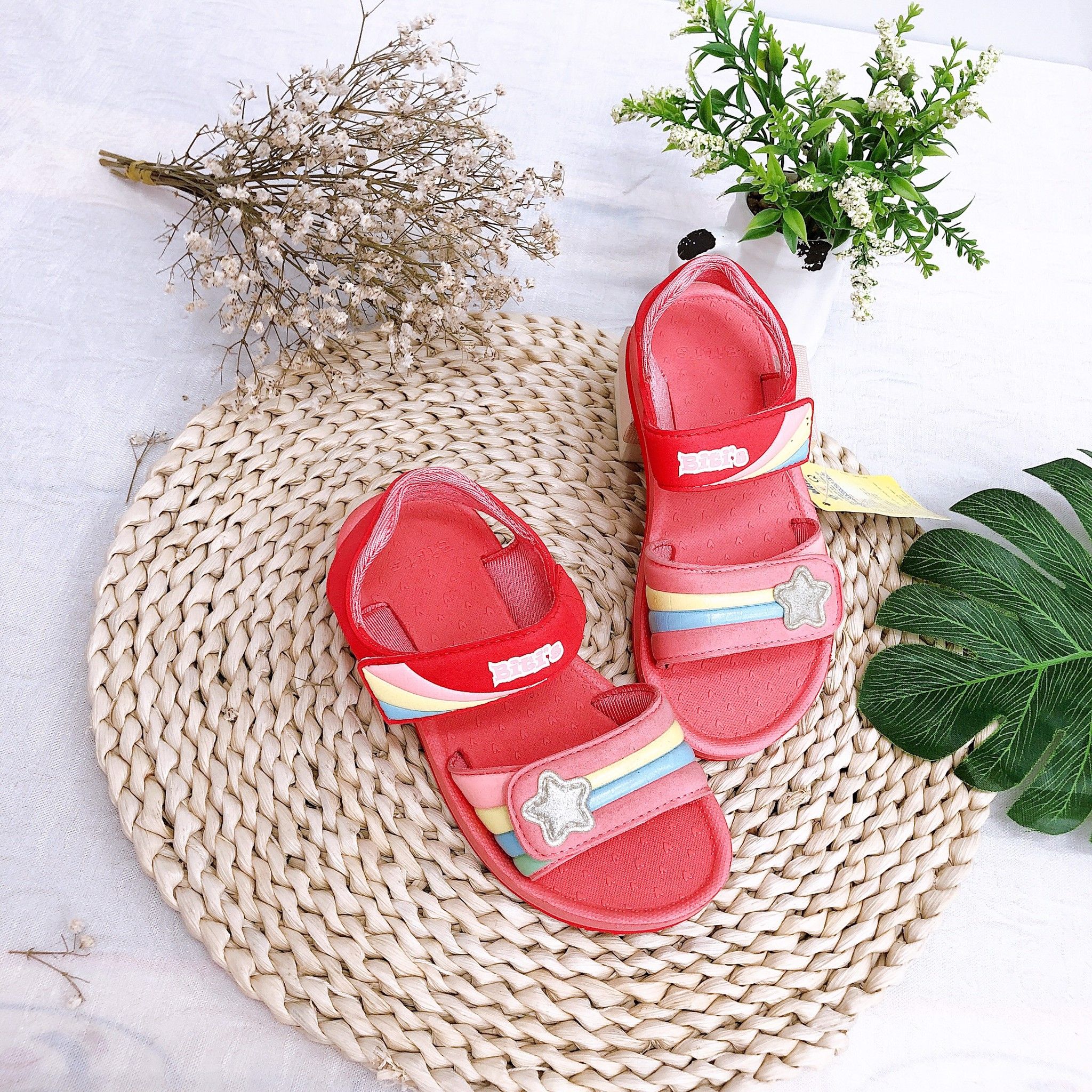Sandals bé gái quai dán ( size 28 - 37 )-SXG030800