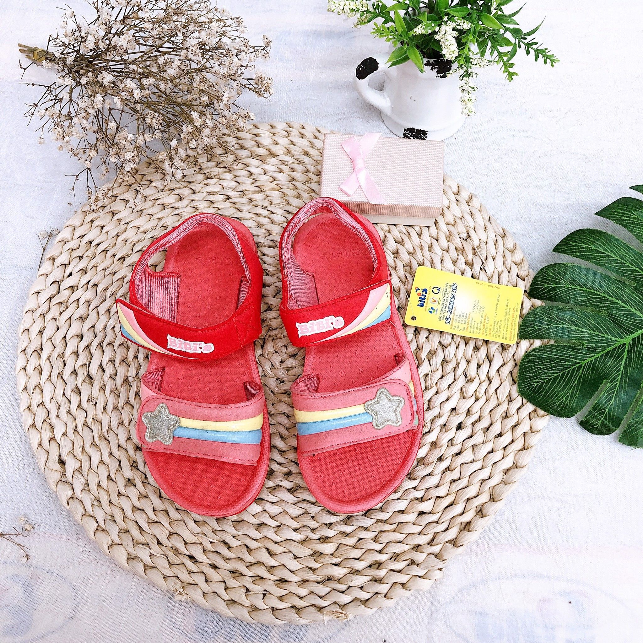 Sandals bé gái quai dán ( size 28 - 37 )-SXG030800