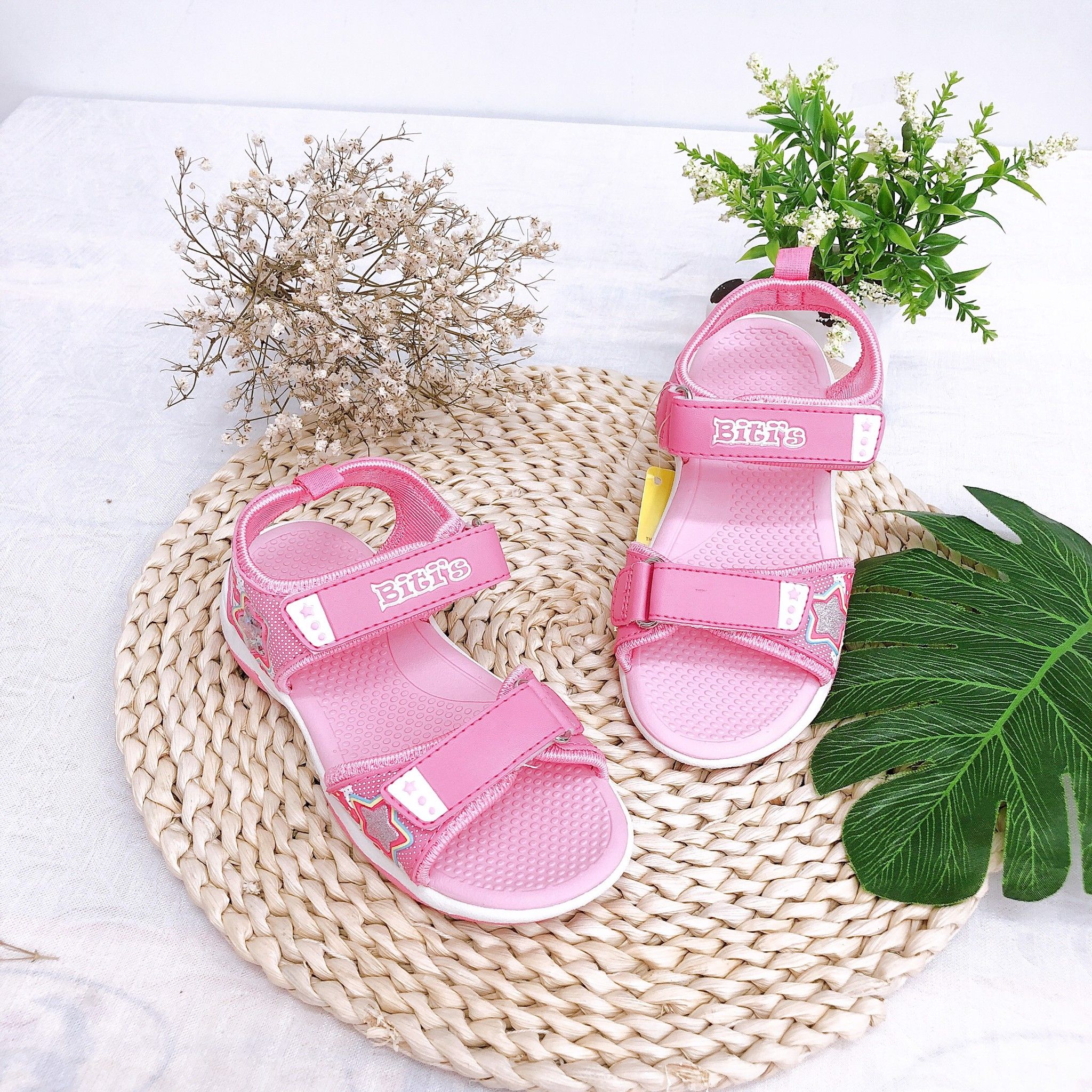 Sandals bé gái quai dán ( size 28 - 35 )-DTG003400