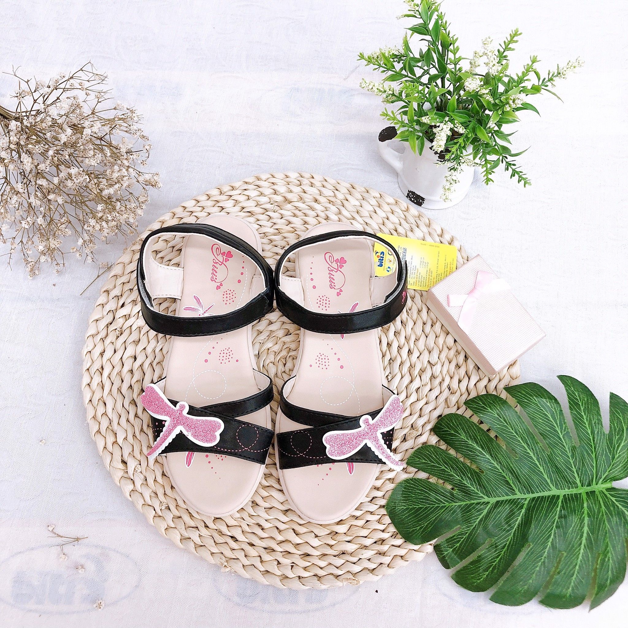 Sandals bé gái quai dán ( size 24 - 37 )-DPG000700