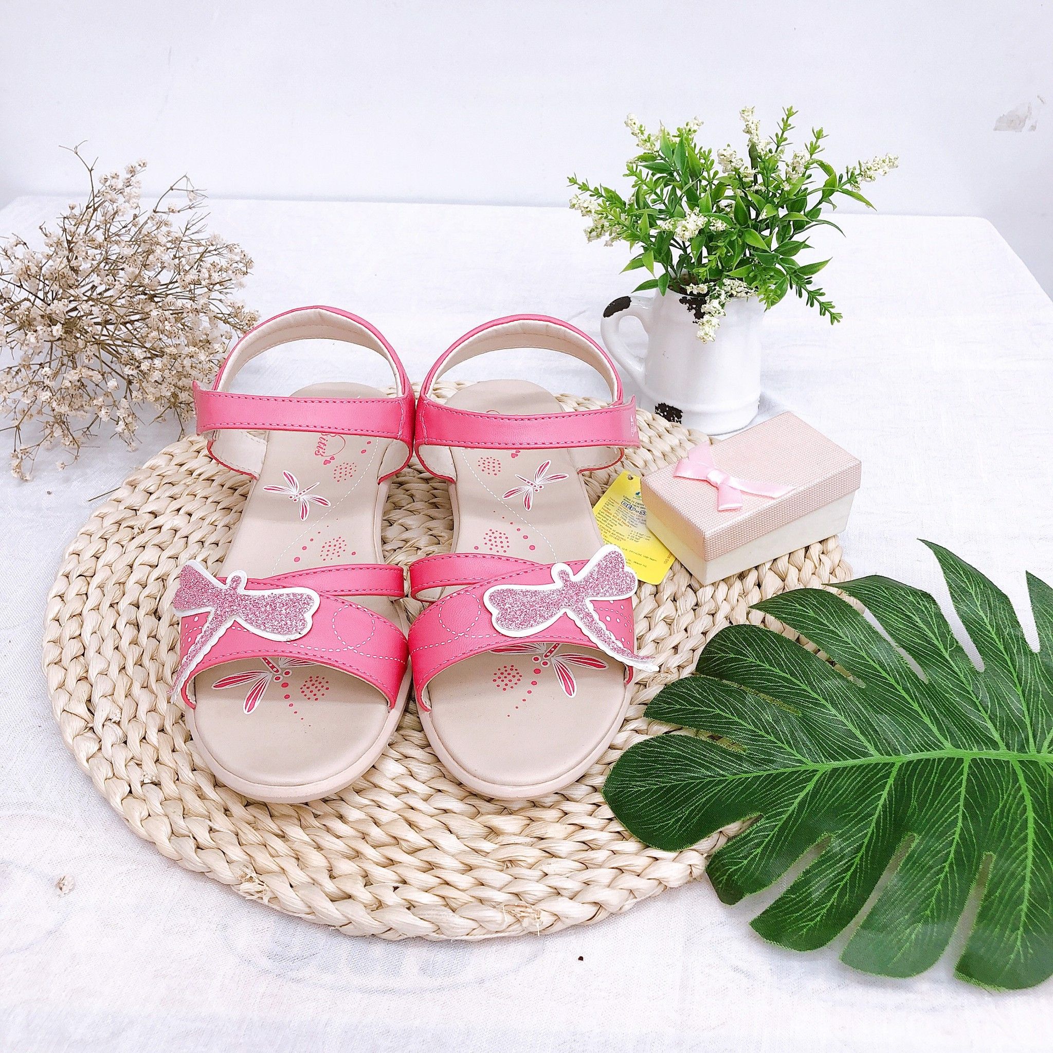 Sandals bé gái quai dán ( size 24 - 37 )-DPG000700