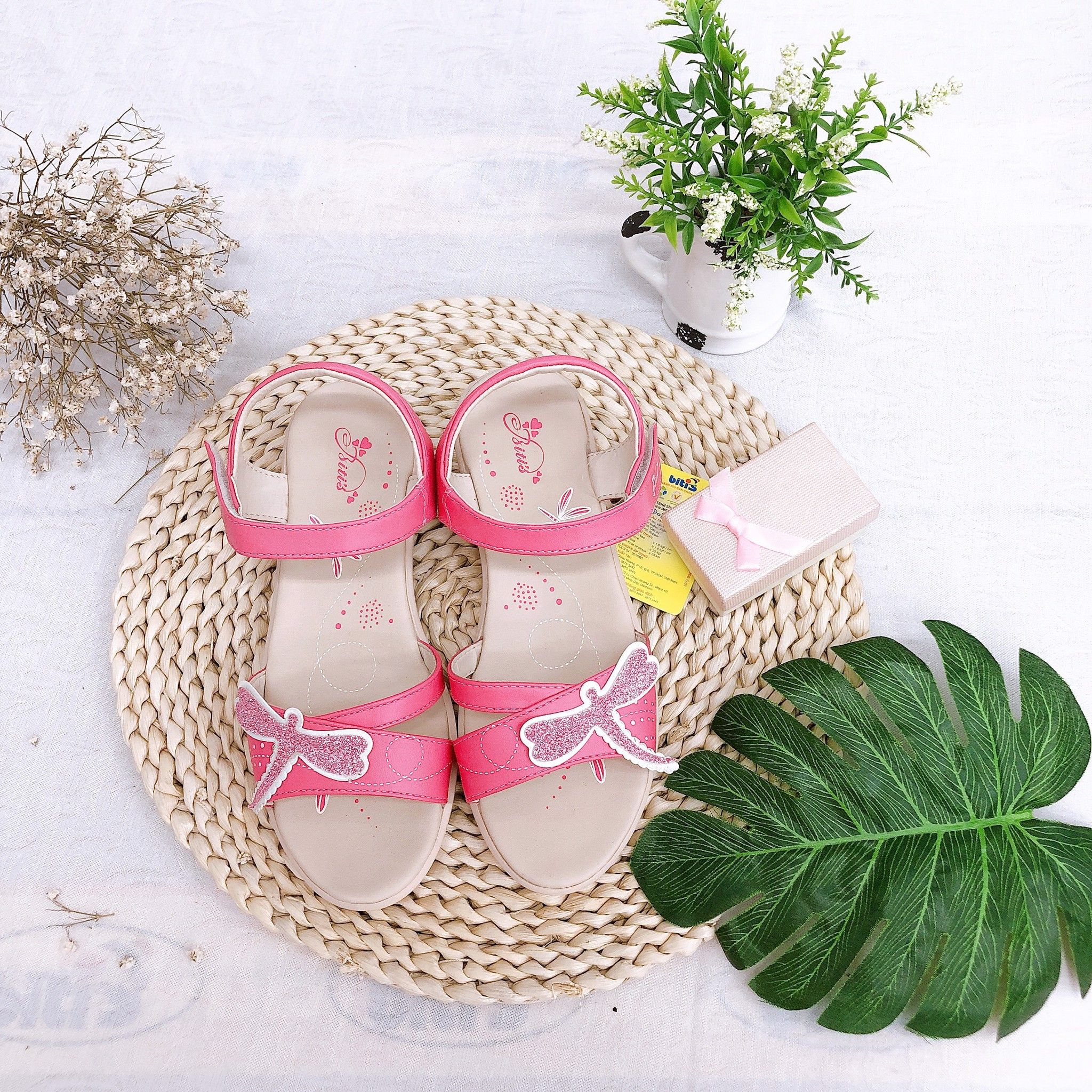 Sandals bé gái quai dán ( size 24 - 37 )-DPG000700