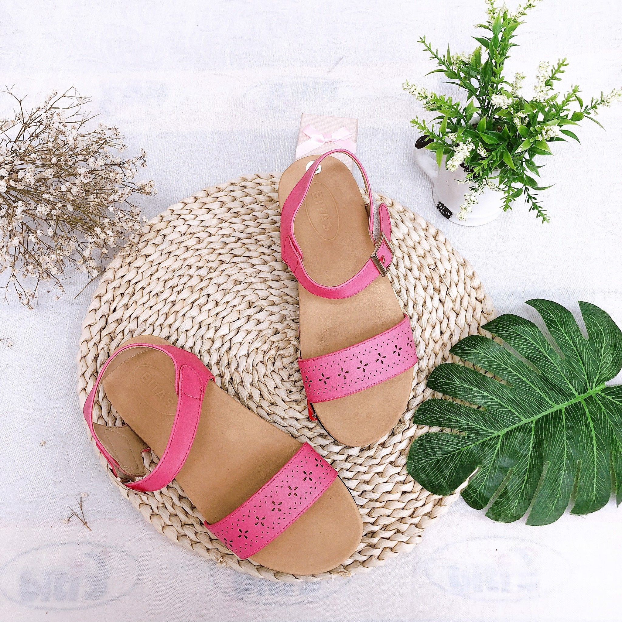 Sandals bé gái quai dán ( size 31 - 37 )-SOB.242