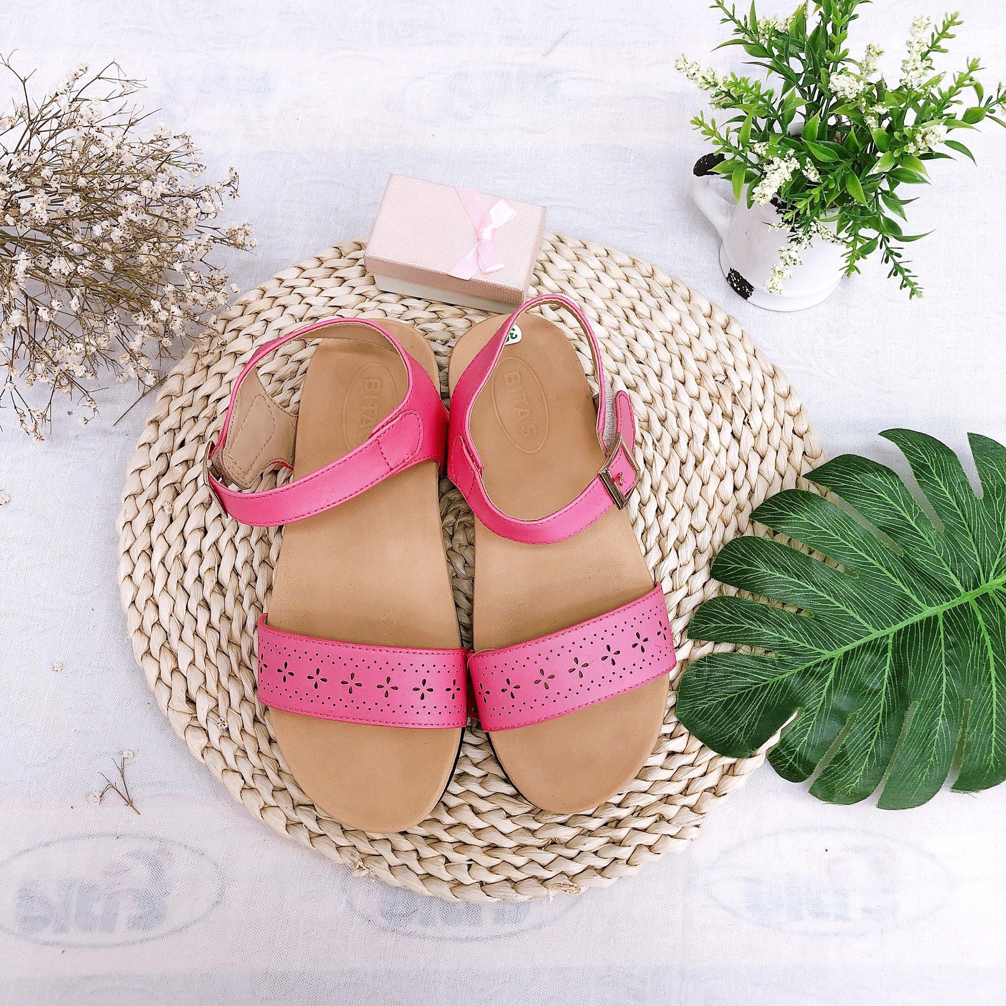 Sandals bé gái quai dán ( size 31 - 37 )-SOB.242