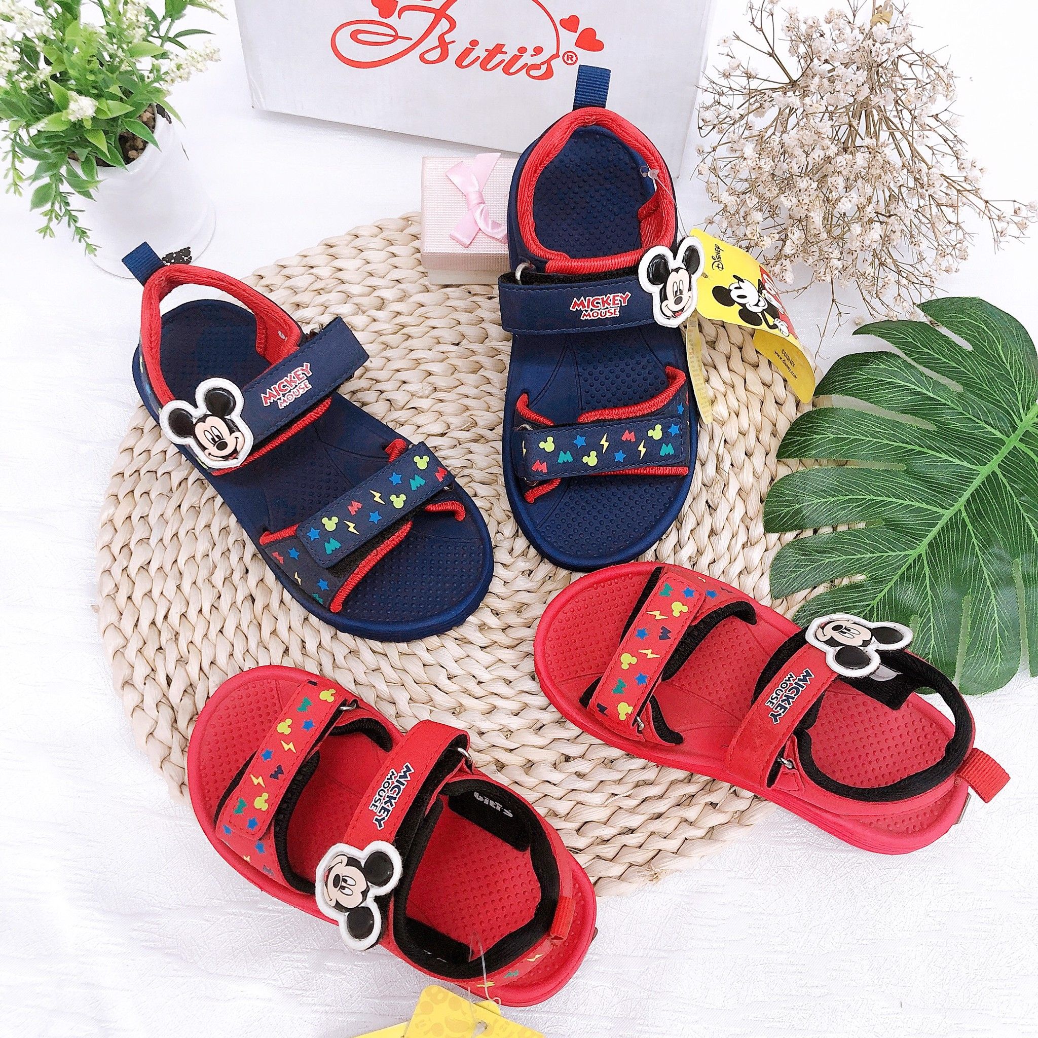 Sandals bé gái quai dán ( size 24 - 30 )-DXB125911