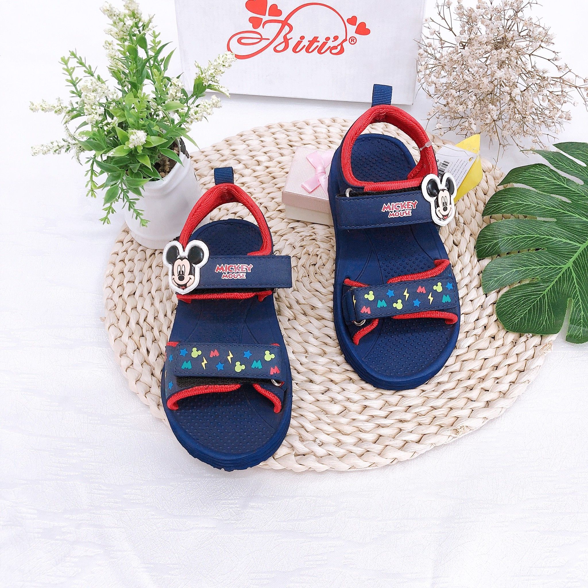 Sandals bé gái quai dán ( size 24 - 30 )-DXB125911