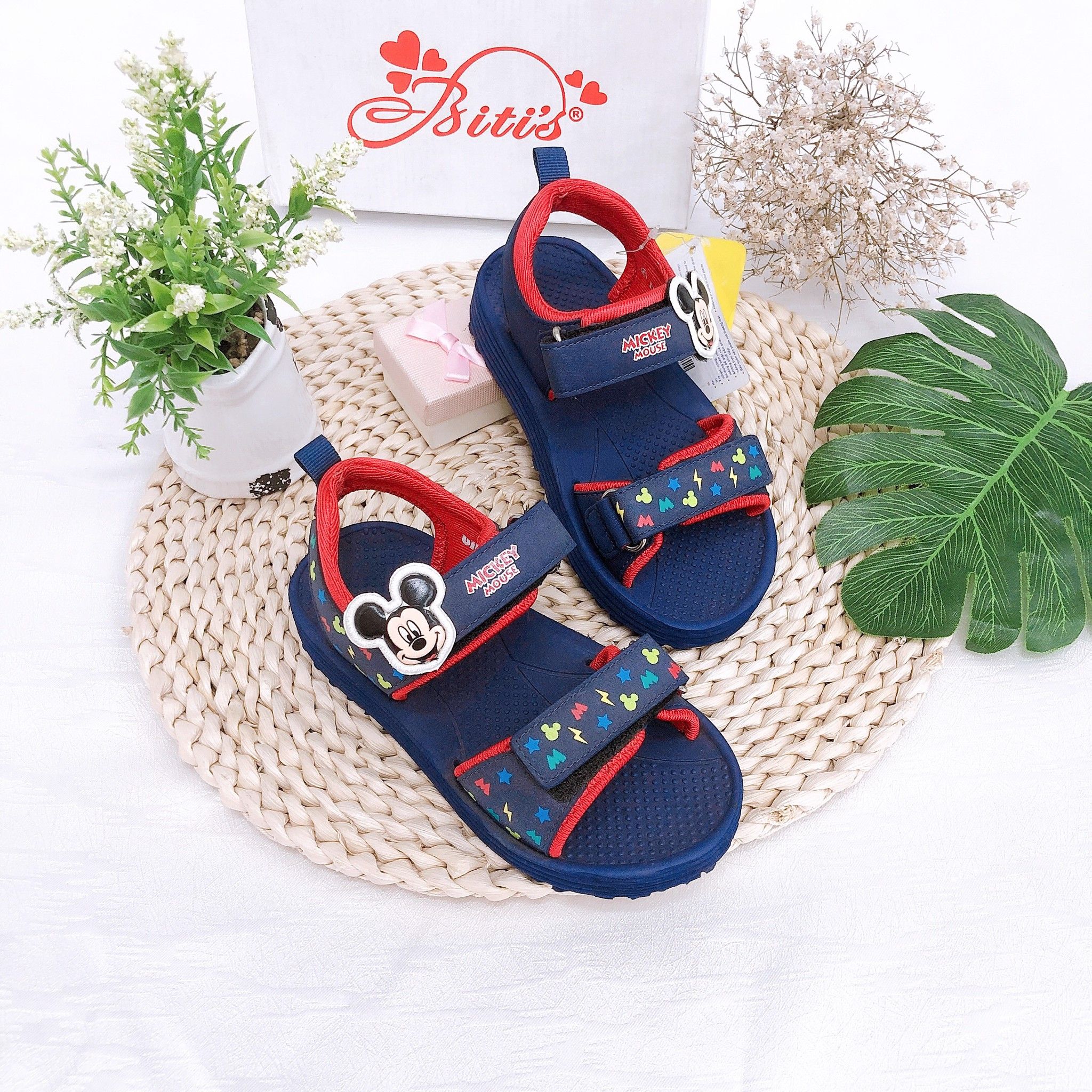 Sandals bé gái quai dán ( size 24 - 30 )-DXB125911