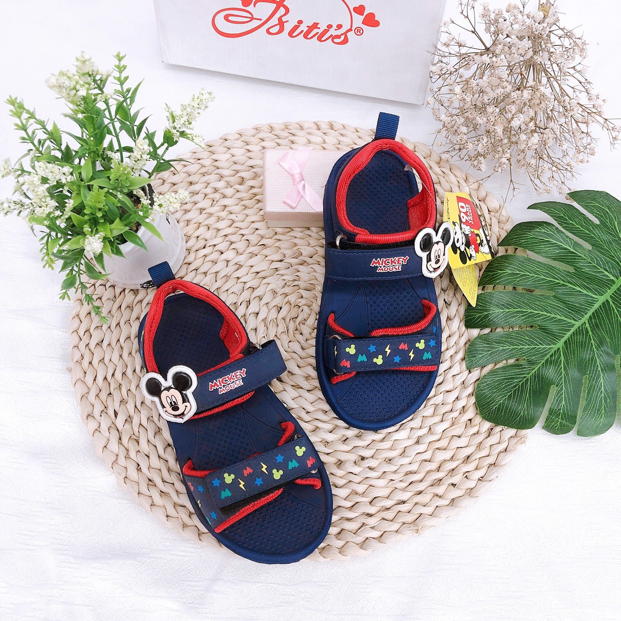 Sandals bé gái quai dán ( size 24 - 30 )-DXB125911