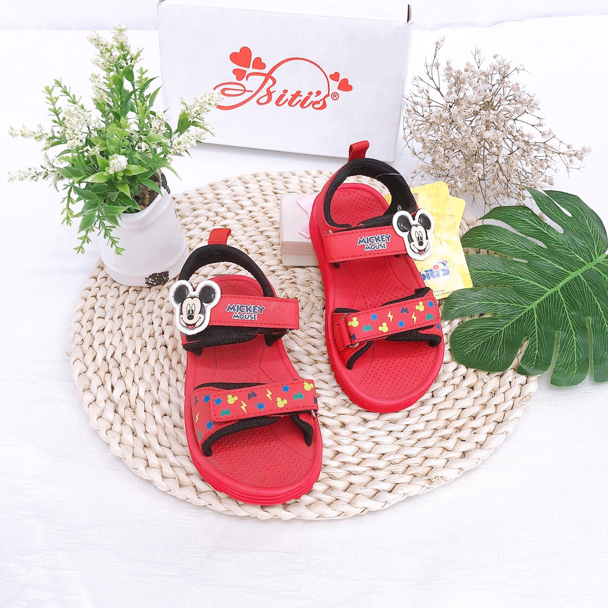 Sandals bé gái quai dán ( size 24 - 30 )-DXB125911