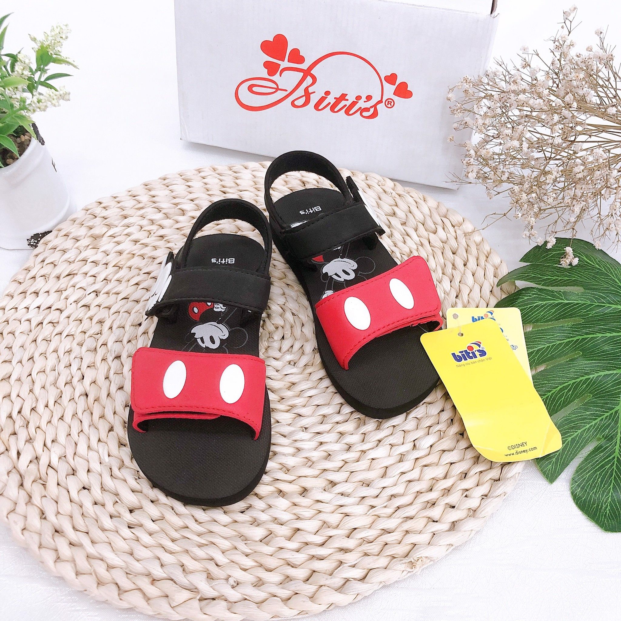 Sandals bé gái quai dán ( size 24 - 33 )-DXB124211