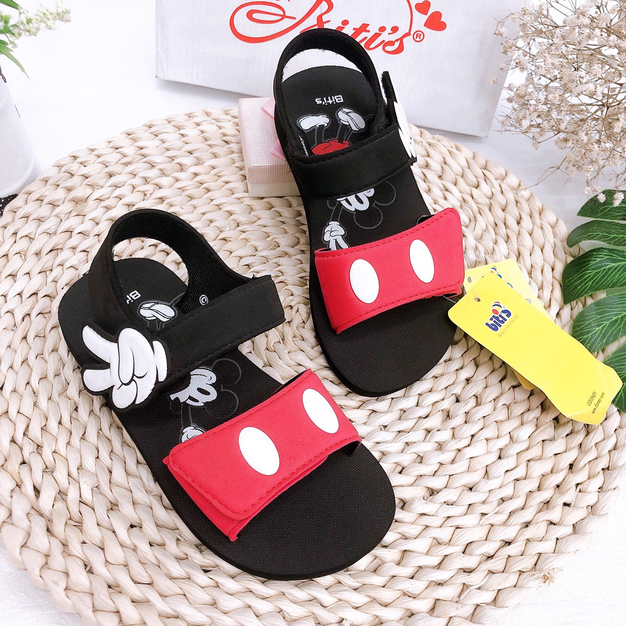 Sandals bé gái quai dán ( size 24 - 33 )-DXB124211