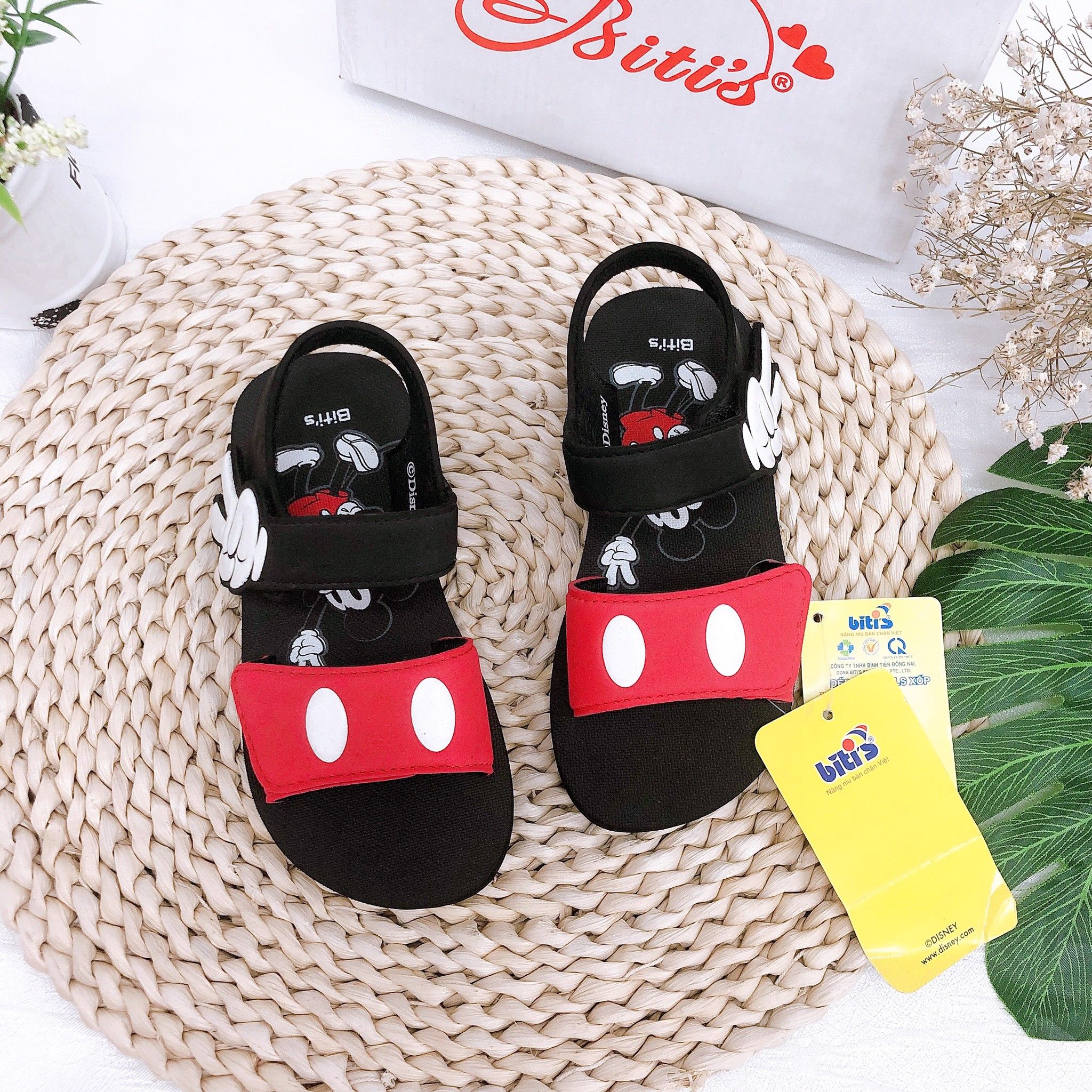 Sandals bé gái quai dán ( size 24 - 33 )-DXB124211