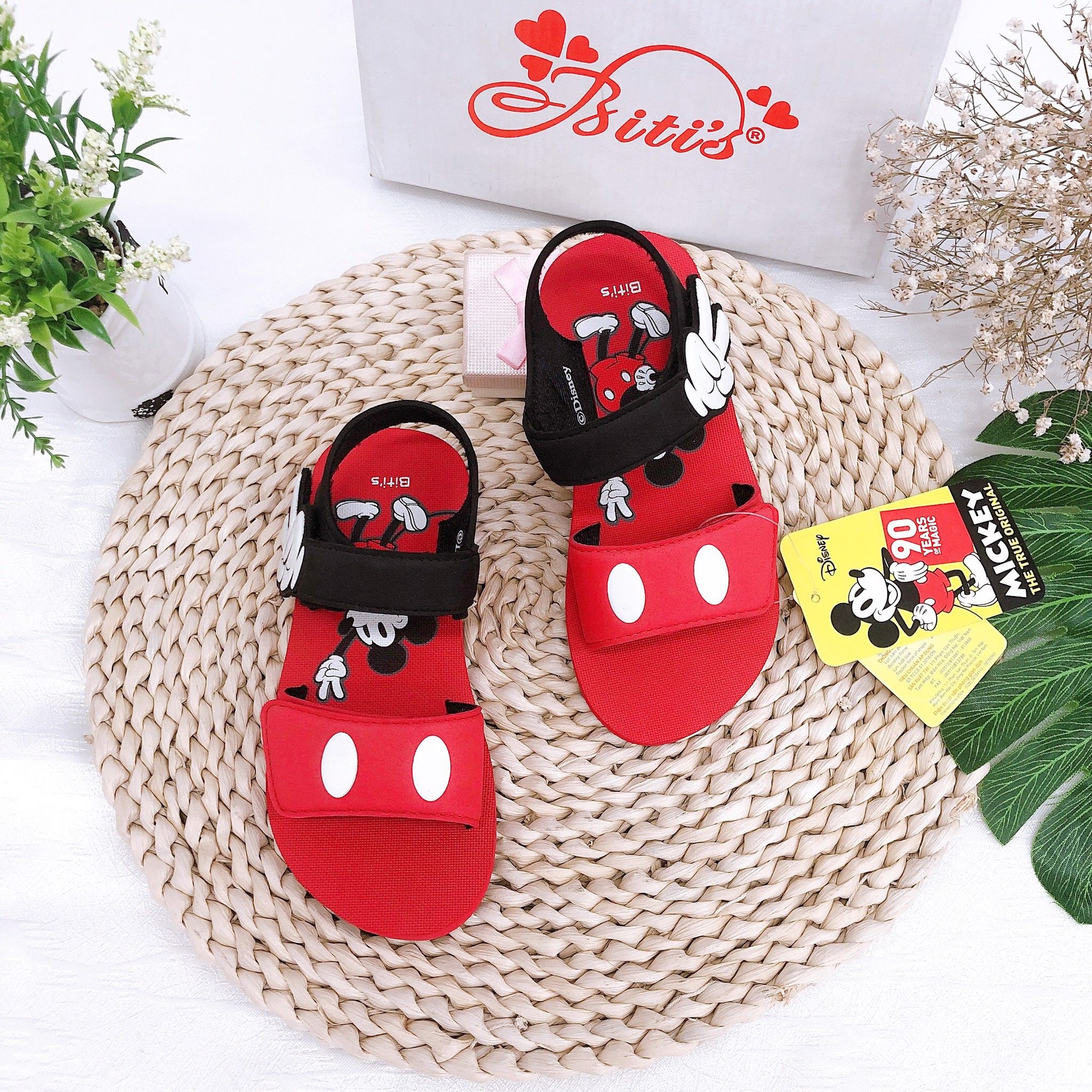 Sandals bé gái quai dán ( size 24 - 33 )-DXB124211