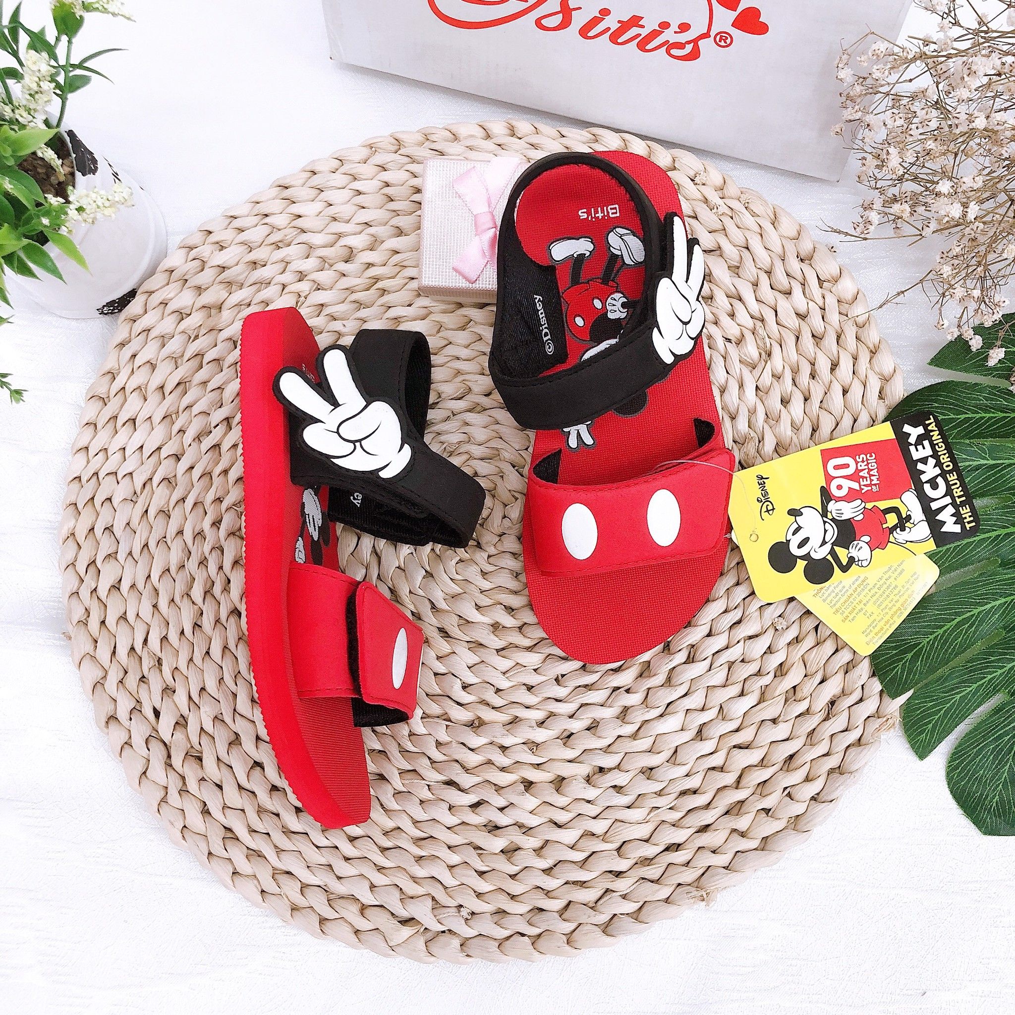 Sandals bé gái quai dán ( size 24 - 33 )-DXB124211