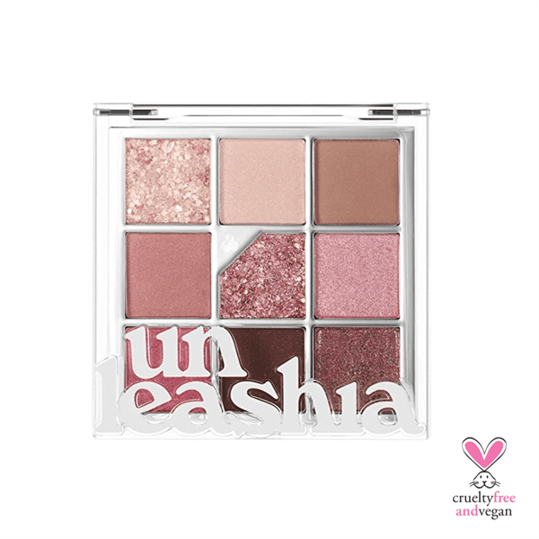 UNLEASHIA_Phấn Mắt 9 Ô Eye Palette #05 All Of Dusty Rose