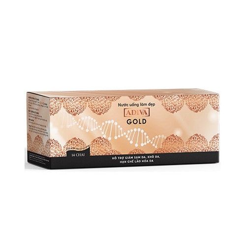 Nước Uống Làm Đẹp Collagen ADIVA Gold hộp 14 lọ x 30ml