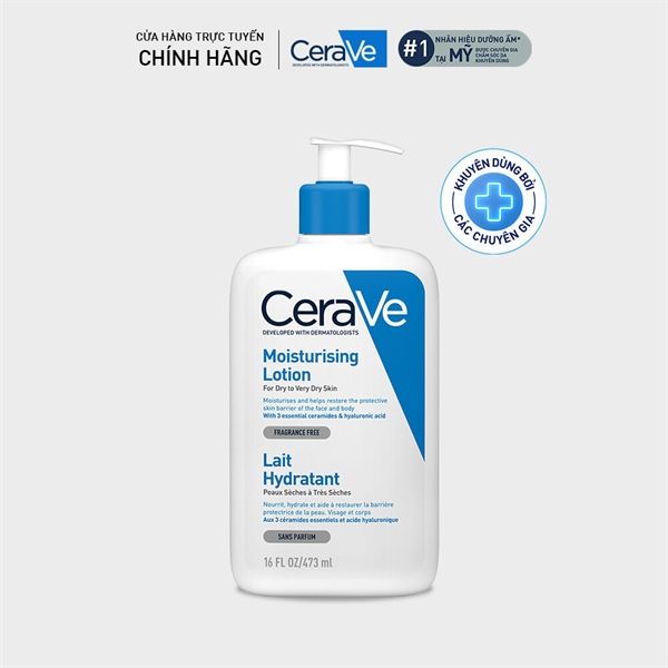 CERAVE_Sữa Dưỡng Thể Cho Da Thường Đến Da Khô 473ml