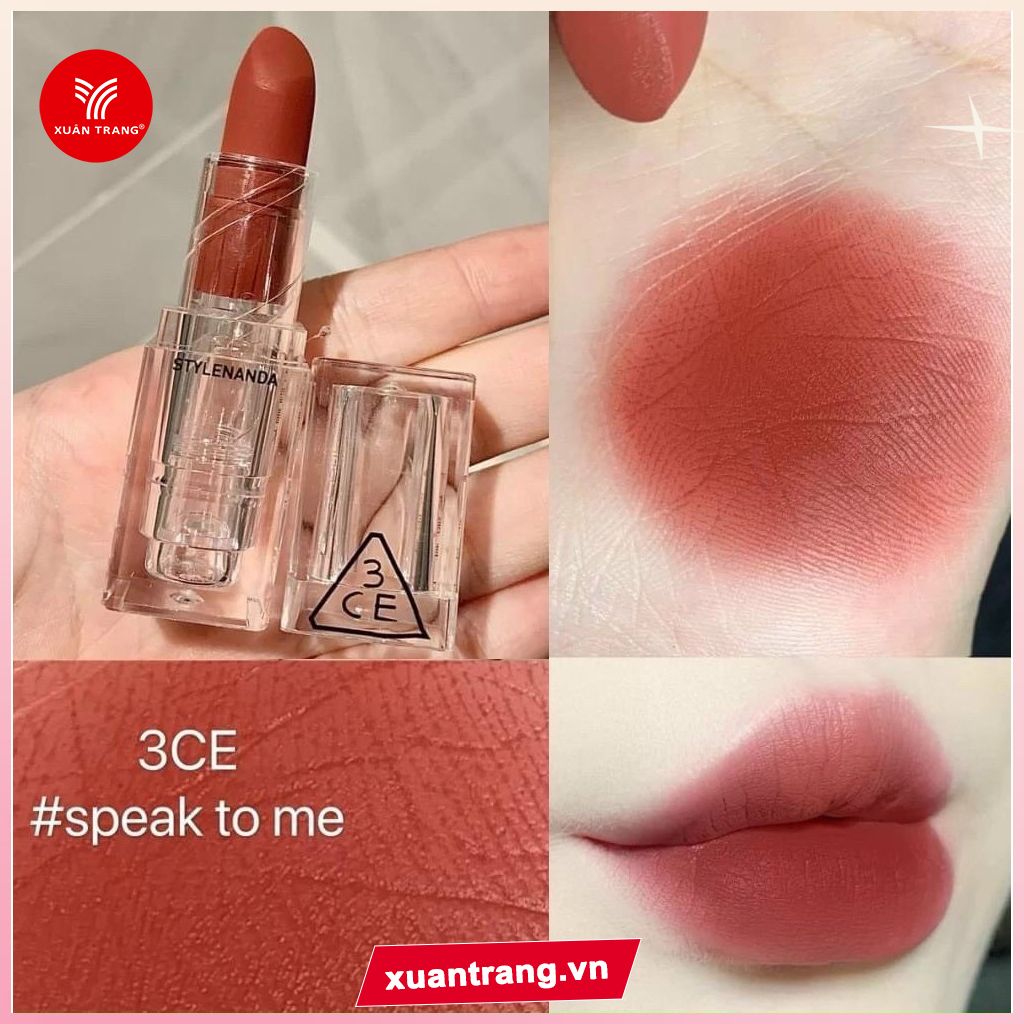 3CE_Son Thỏi Soft Matte Lipstick #Speak To Me