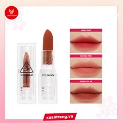 3CE_Son Thỏi Soft Matte Lipstick #Speak To Me