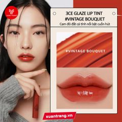 3CE_Son Tint Bóng Glaze Lip Tint #Vintage Bouquet